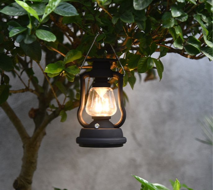 Vintage LED Solar And Hand Crank Lamp(50% OFF today!!!)