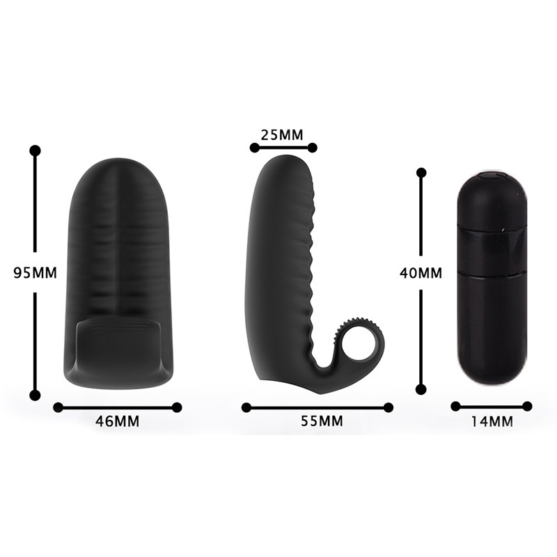 Massage Vibrator with Finger Sleeve Vibrator G Spot  Wonababi