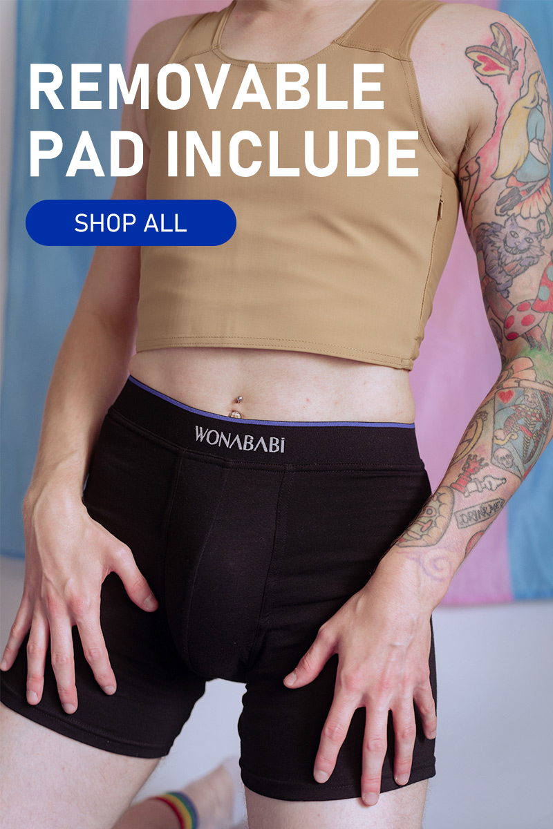 Buy WonababiBoxer Briefs Underwear for Trans, Anti-Chafing Stretch