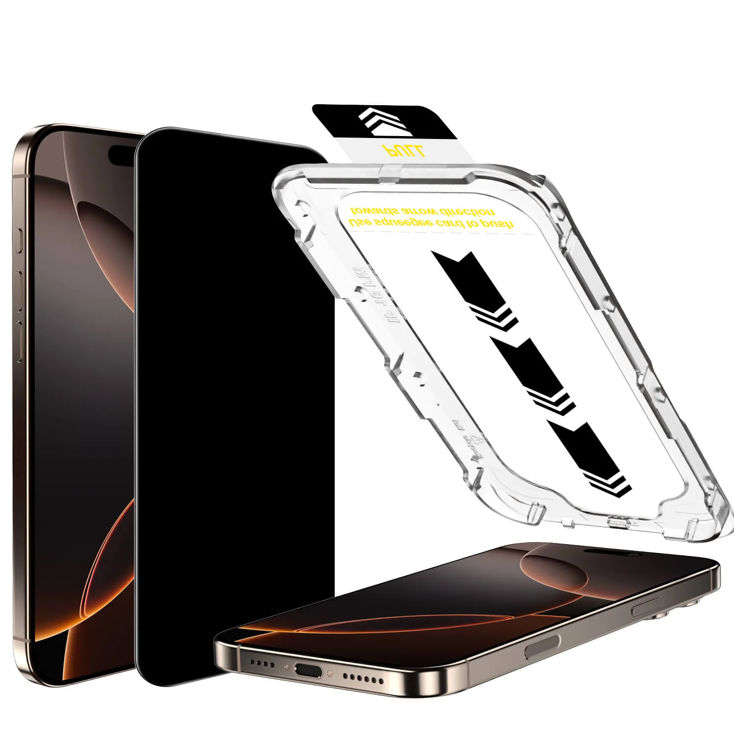 iPhone 11/12/13/14/15/16 Screen Protector with Easy-install Box