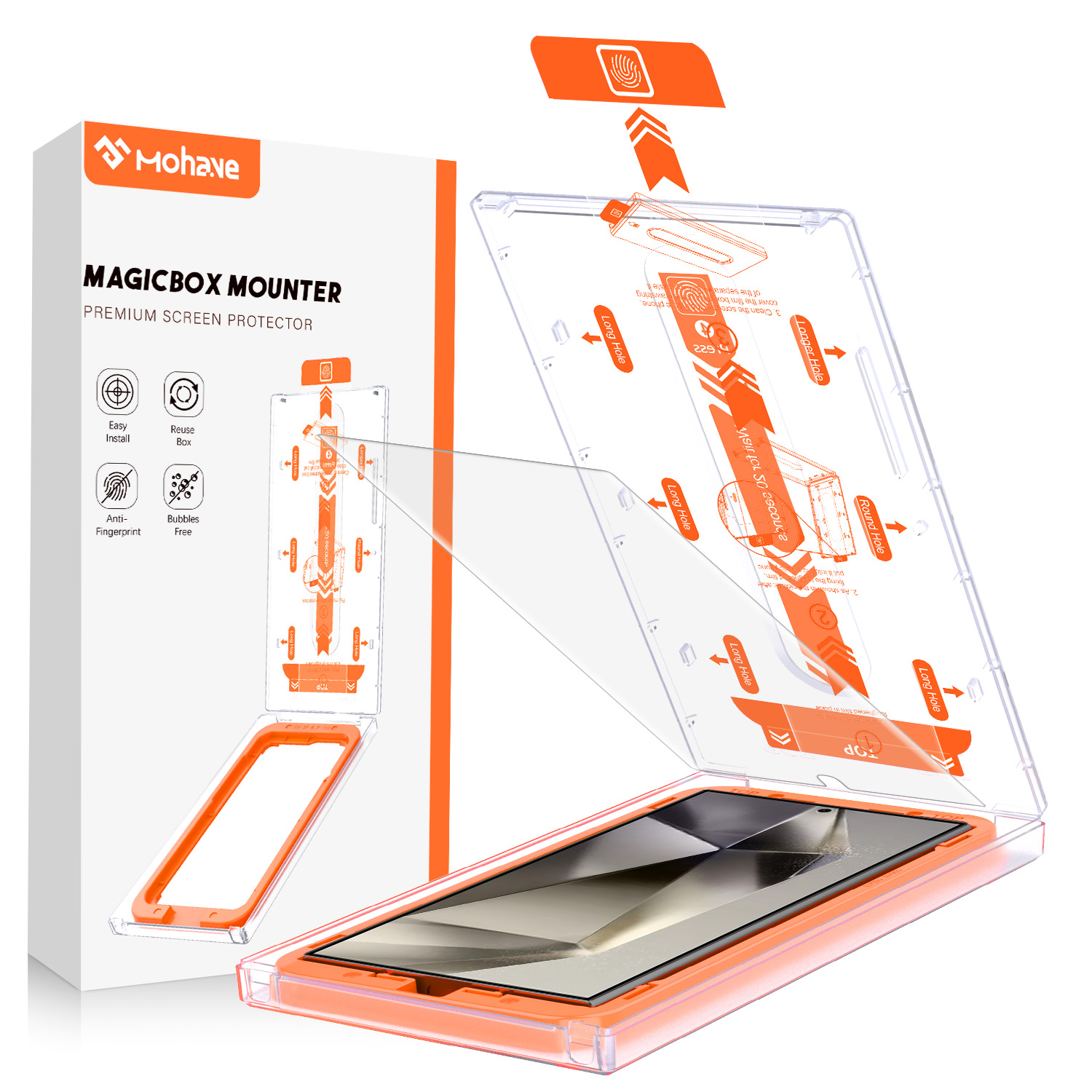 Galaxy S24/S24+ HD Clear Tempered Glass Screen Protector