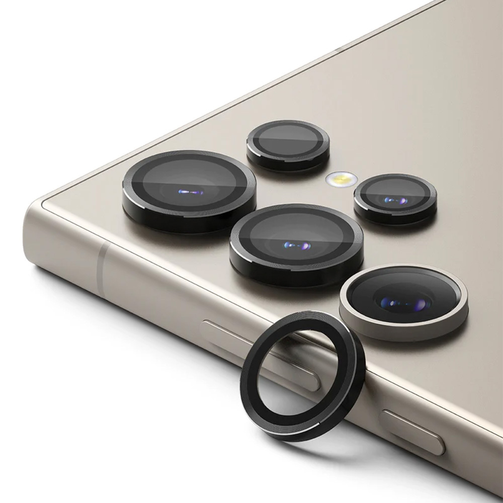 Galaxy S24 Ultra Metal Camera Lens Protector with Tray detail