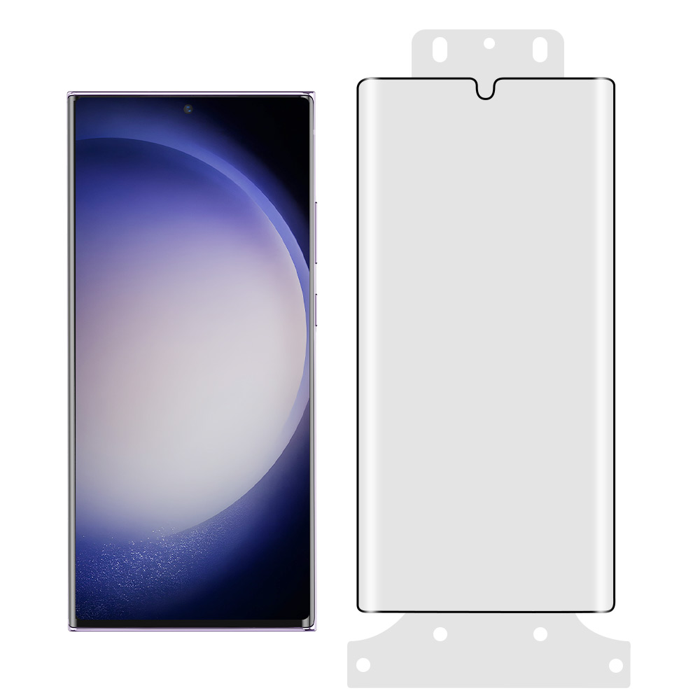 Galaxy S23 Ultra Screen Protector Film without Gray Box (New Version)