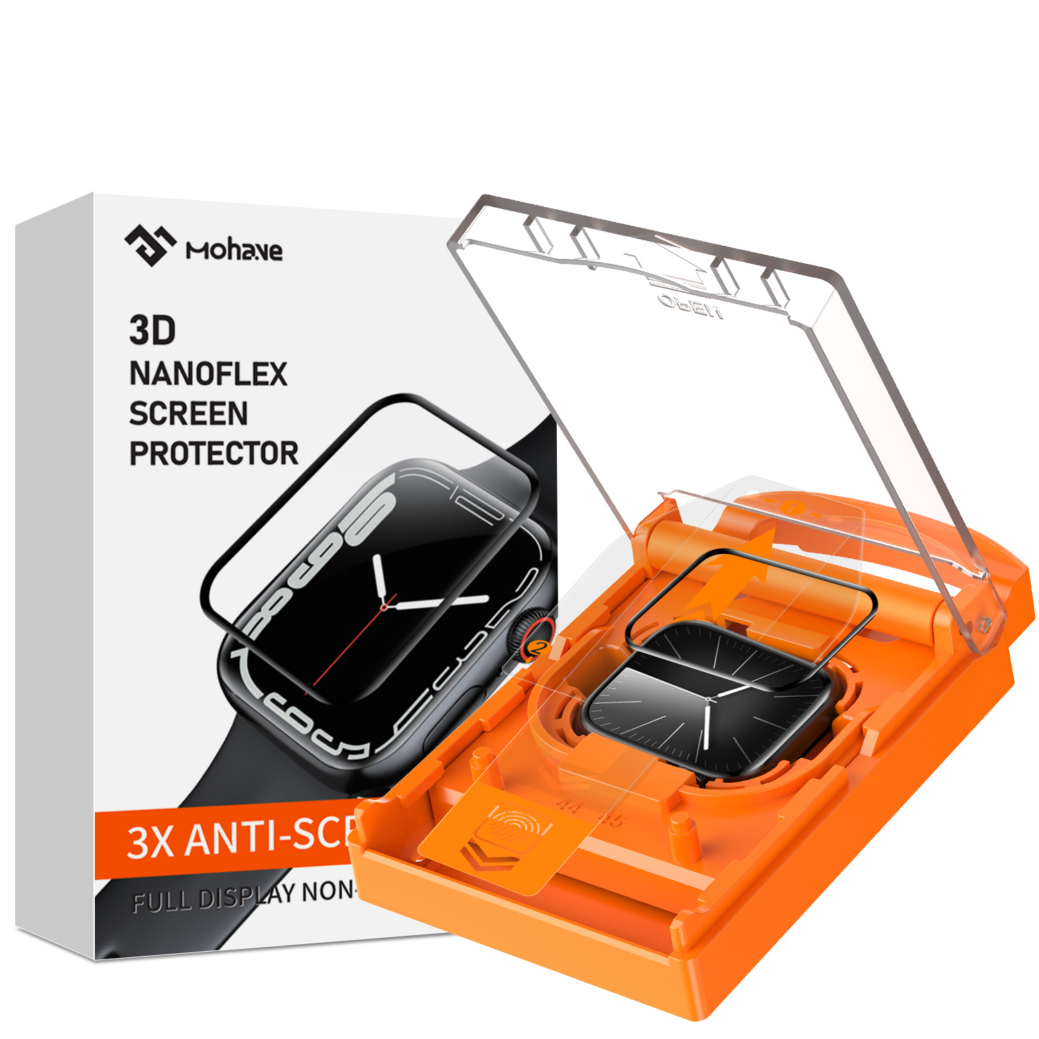 Apple Watch Series 9 Screen Protector with Easy-install Magicbox