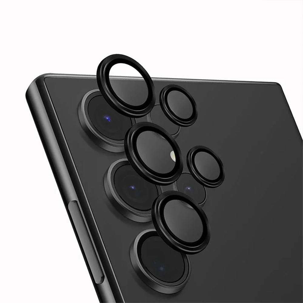 Galaxy S24 Ultra Metal Camera Lens Protector with Tray detail