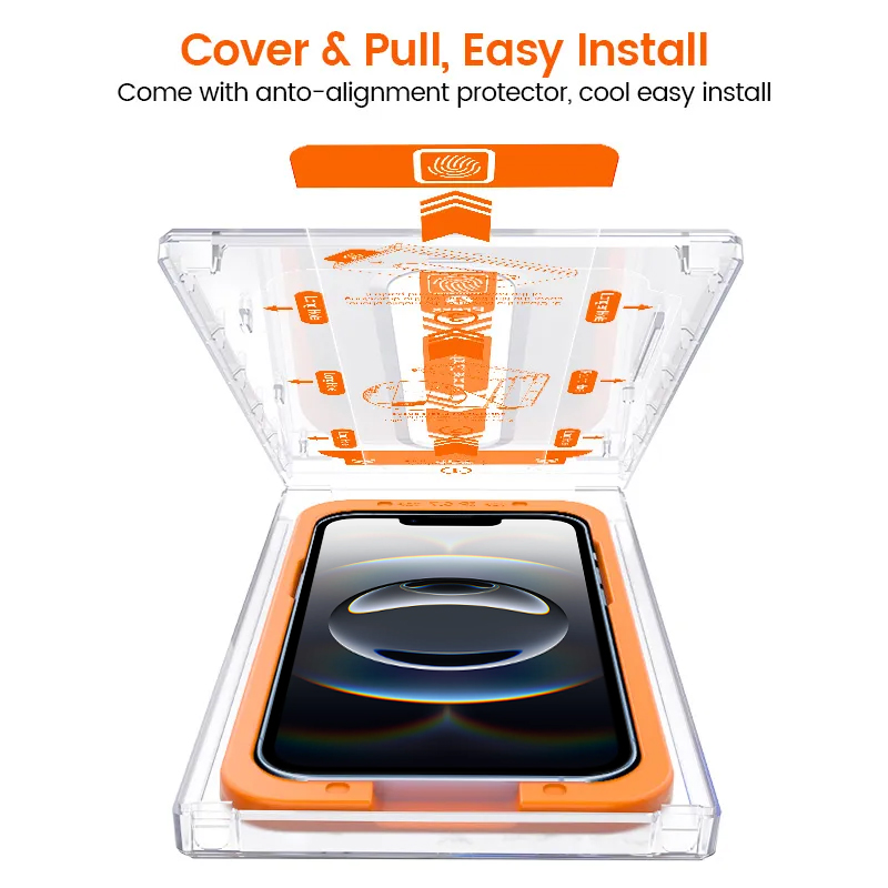 iPhone 16e Screen Protector with Easy-install Magicbox detail