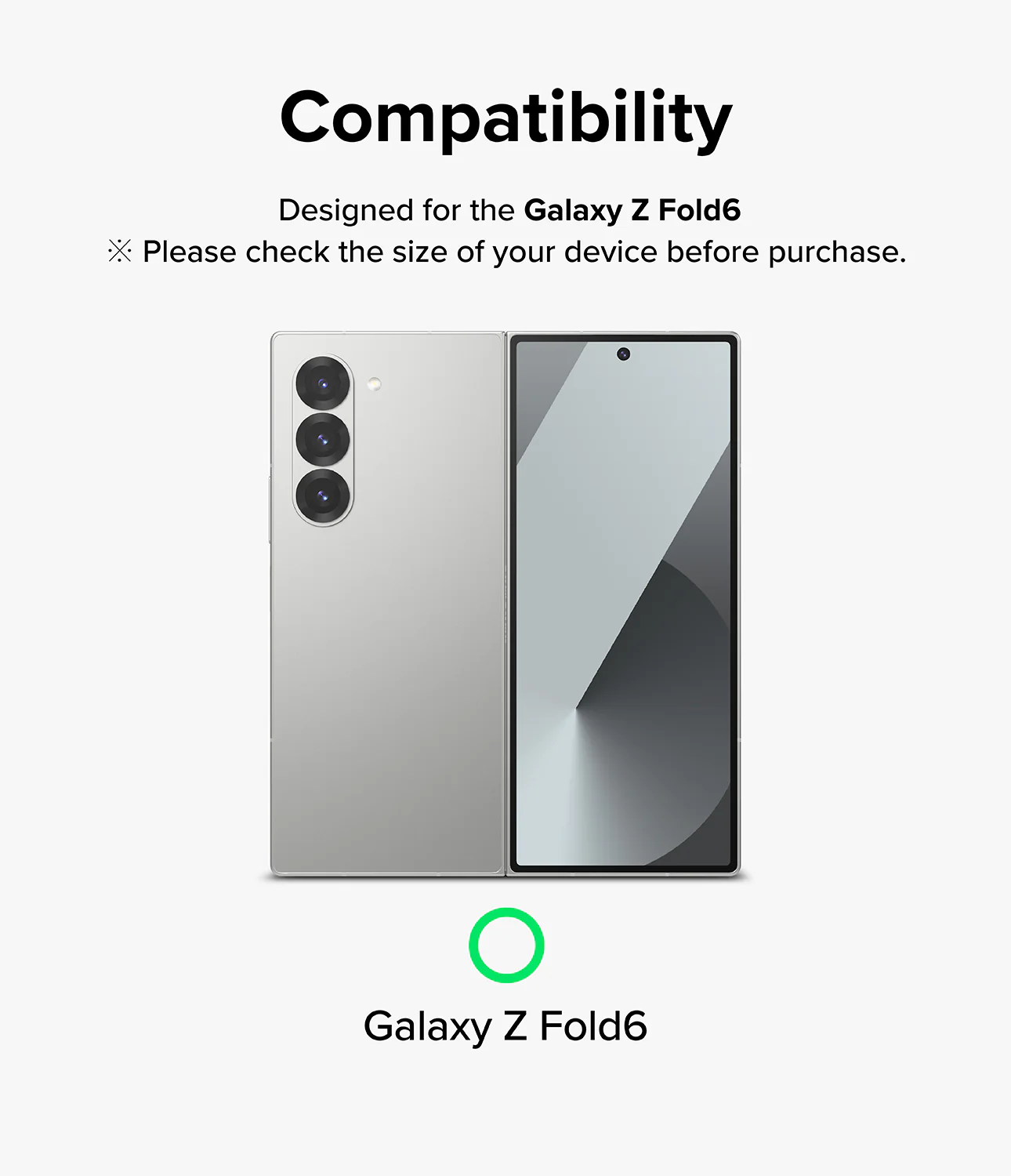 Samsung Galaxy Z Fold6 Camera Lens Protector detail