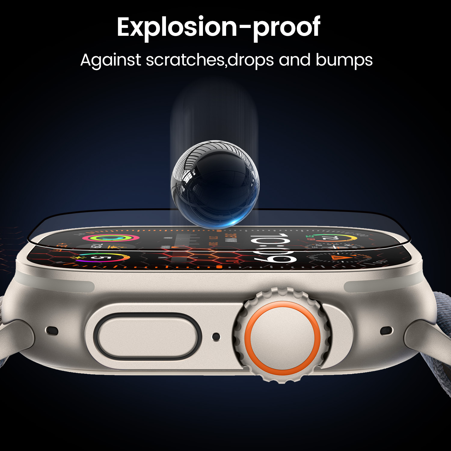 Apple Watch Series 10 Screen Protector 2 Pack with Easy-install Tool