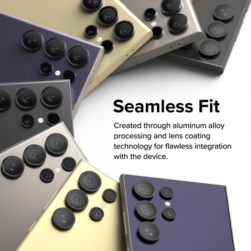 Galaxy S24 Ultra Metal Camera Lens Protector with Tray