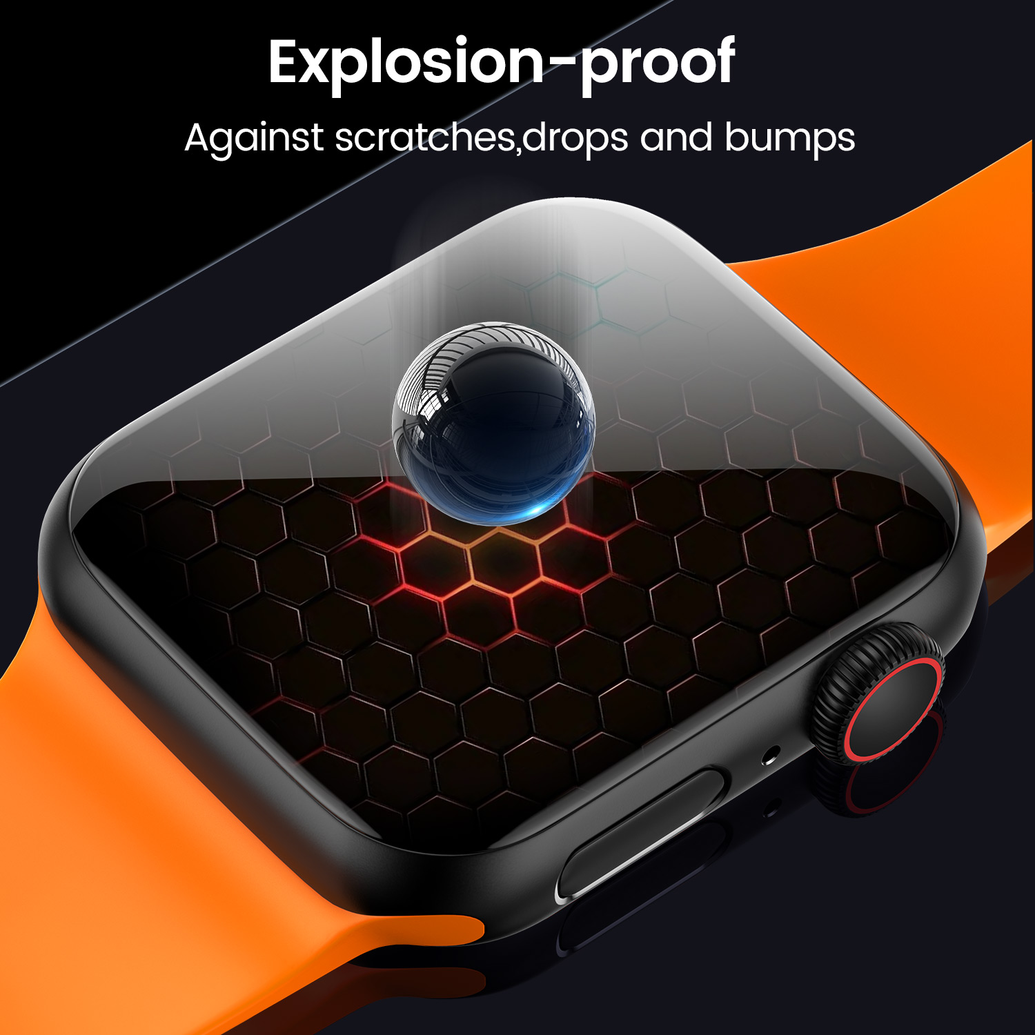 Apple Watch Series 9 Screen Protector with Easy-install Magicbox