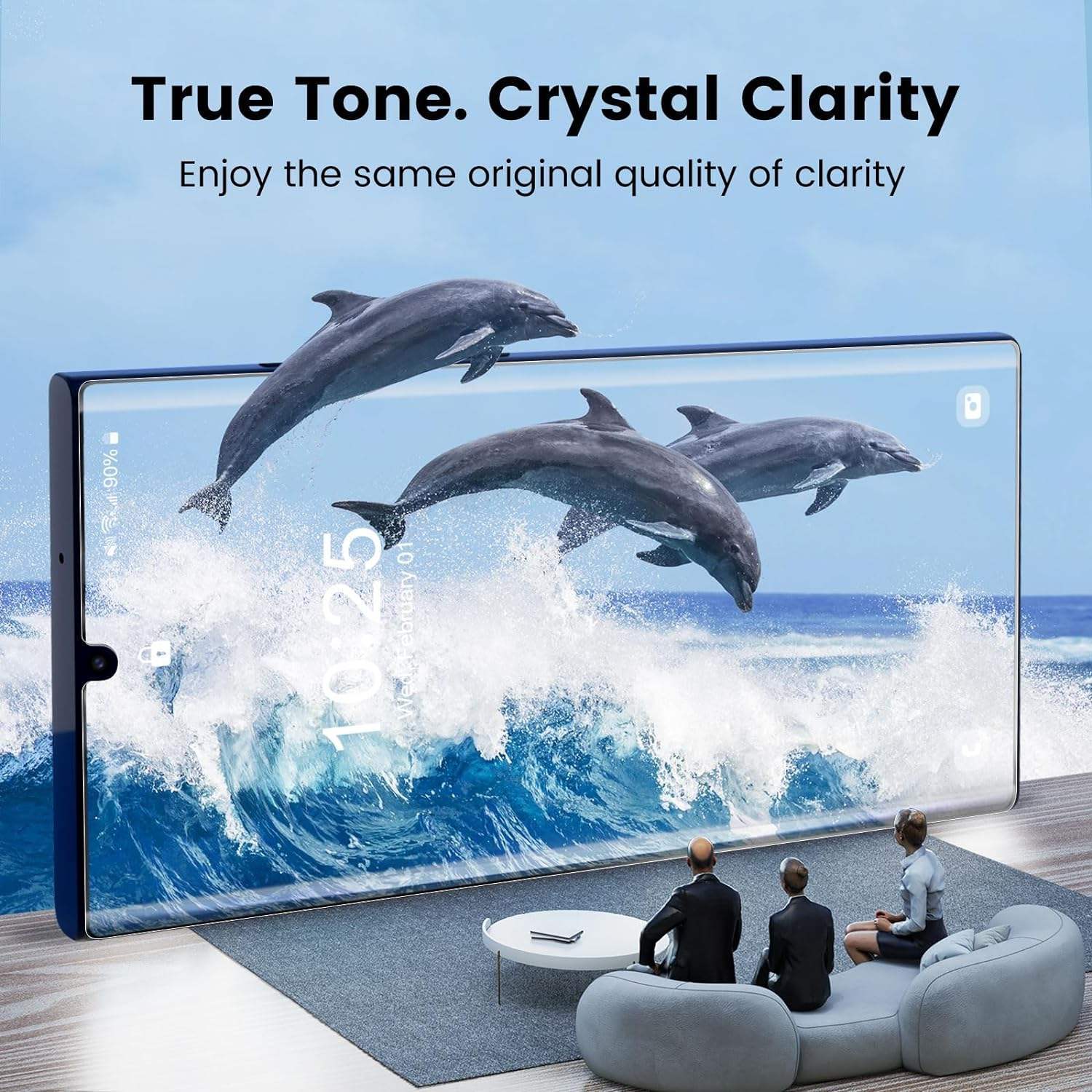 Samsung Galaxy S22 Ultra/S23 Ultra Screen Protector with Easy-install Box