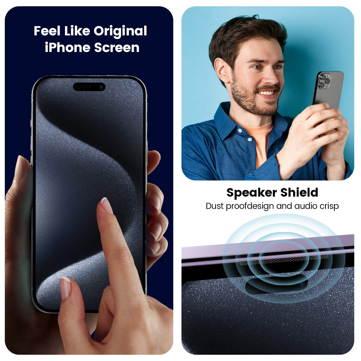 EZ Fit Screen Protector for iPhone 17/17 Air/17 Pro/17 Pro Max