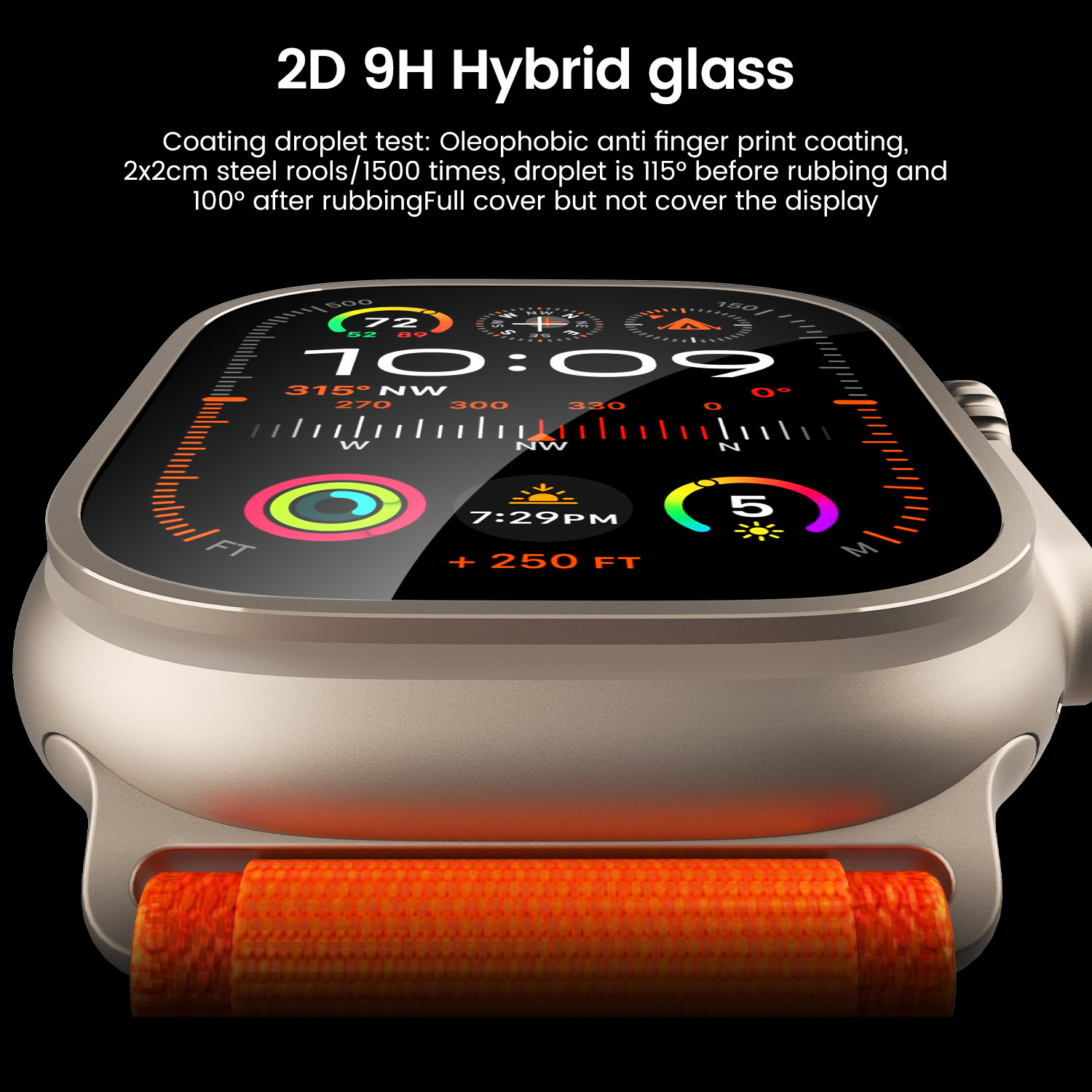 Apple Watch Series 10 Screen Protector 2 Pack with Easy-install Tool