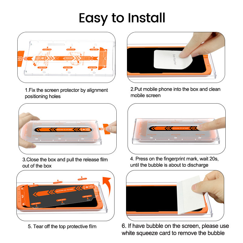 Galaxy S25 Screen Protector Installation