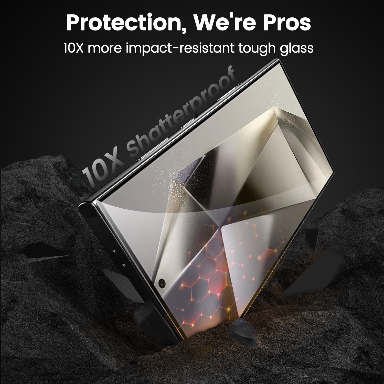 Galaxy S24 Ultra Glass Screen Protector with Easy-install Magicbox