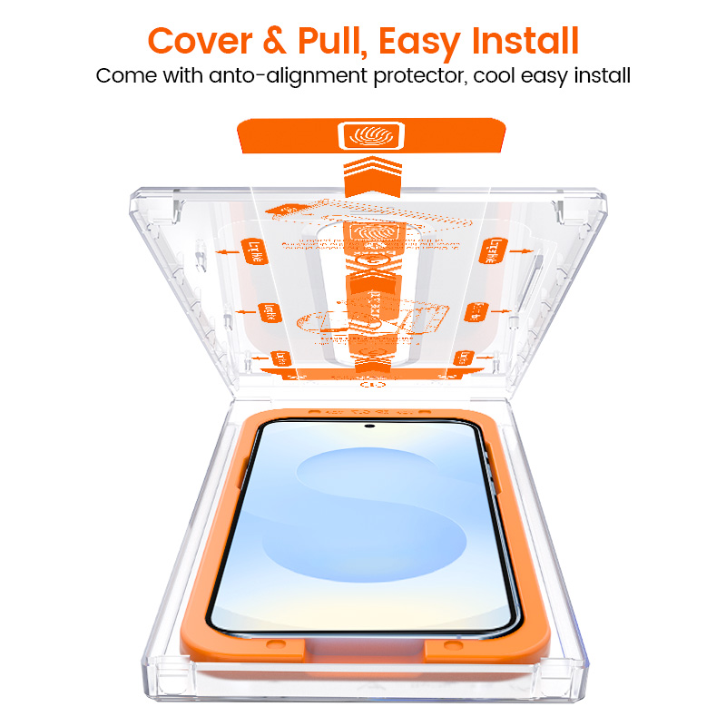 Galaxy S25 Screen Protector with Box detail