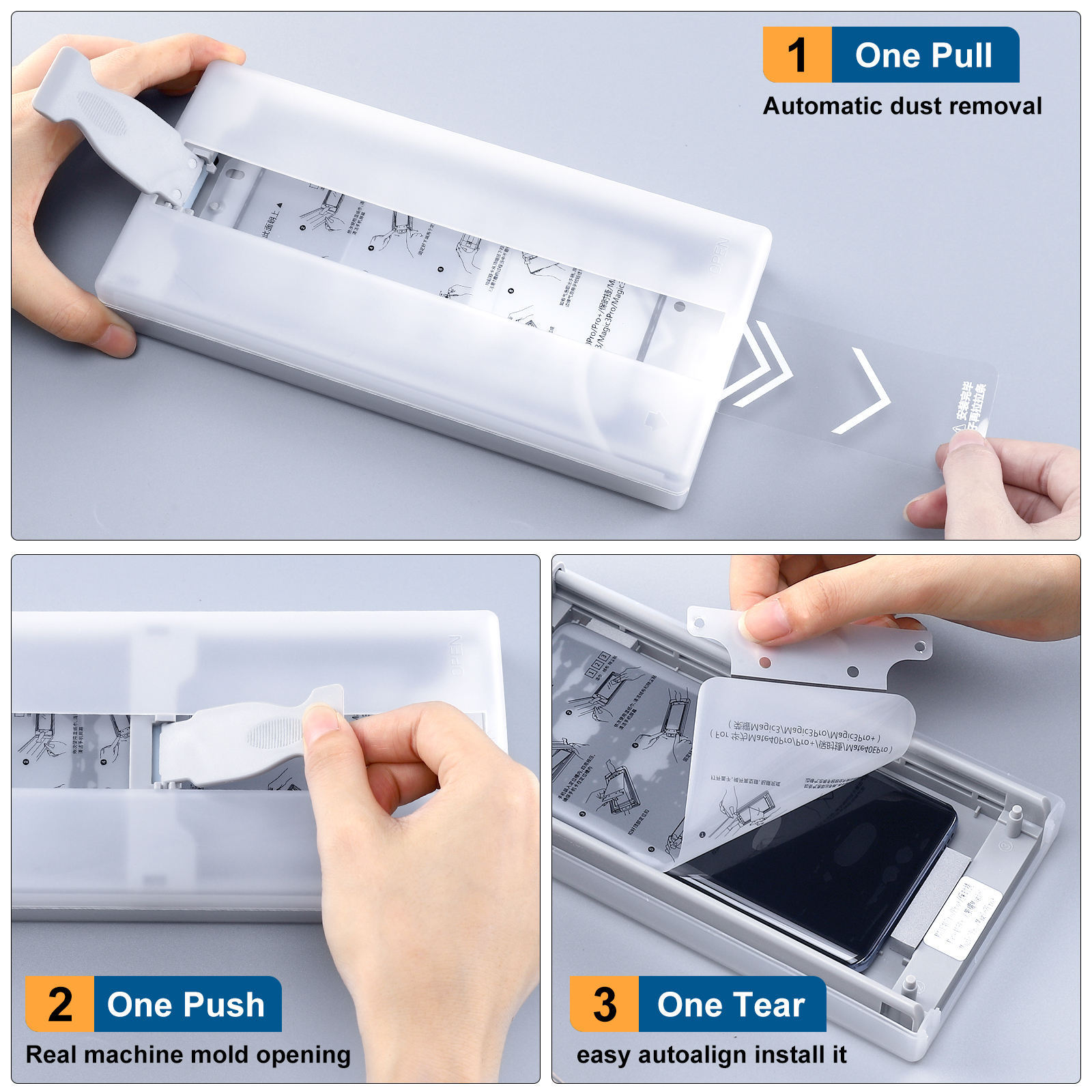Galaxy S23 Ultra Screen Protector Film without Gray Box (New Version)