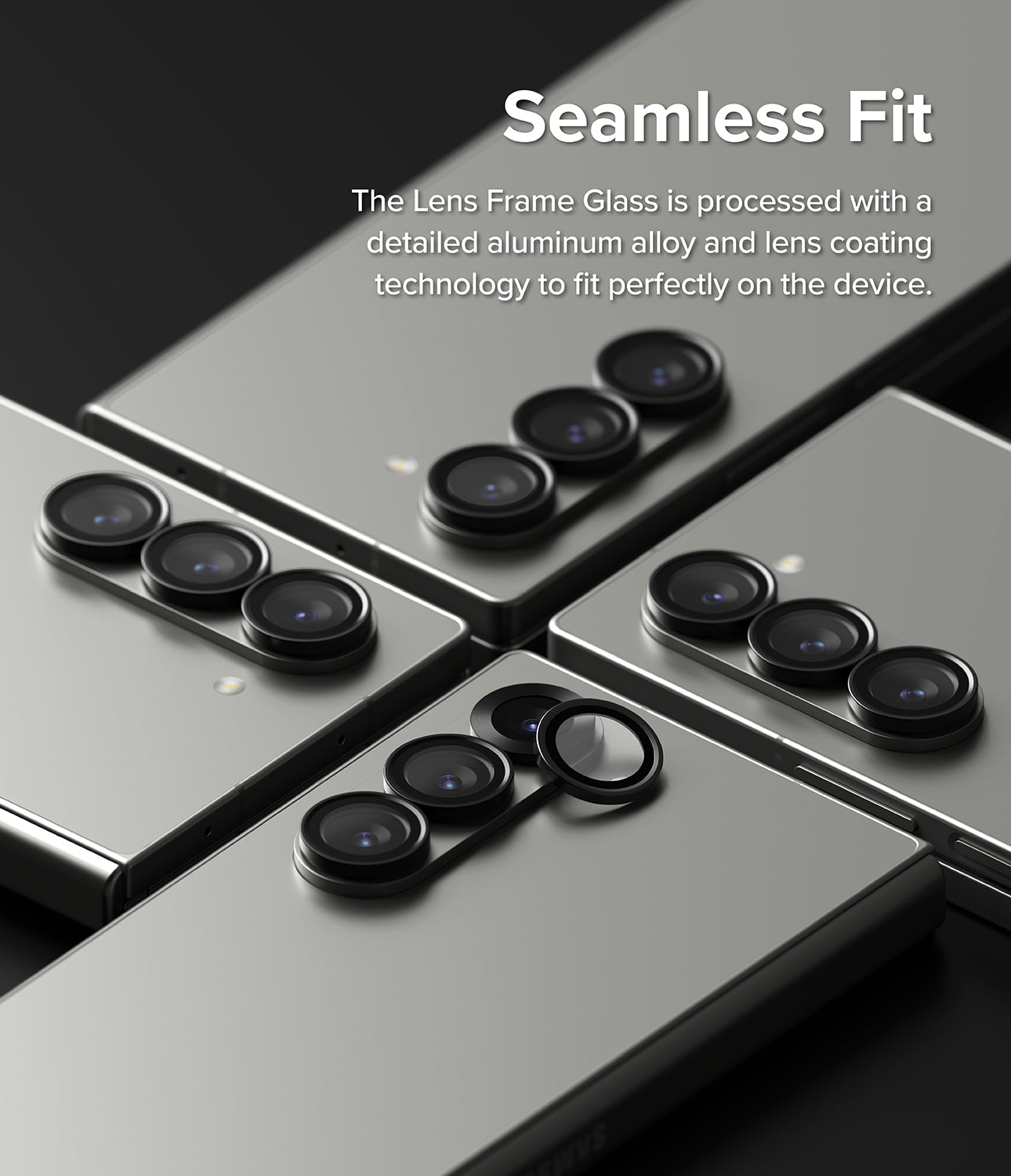 Tempered Glass Lens Protector for Samsung Galaxy Z Fold7 - Anti-Scratch Ultra Clear product details