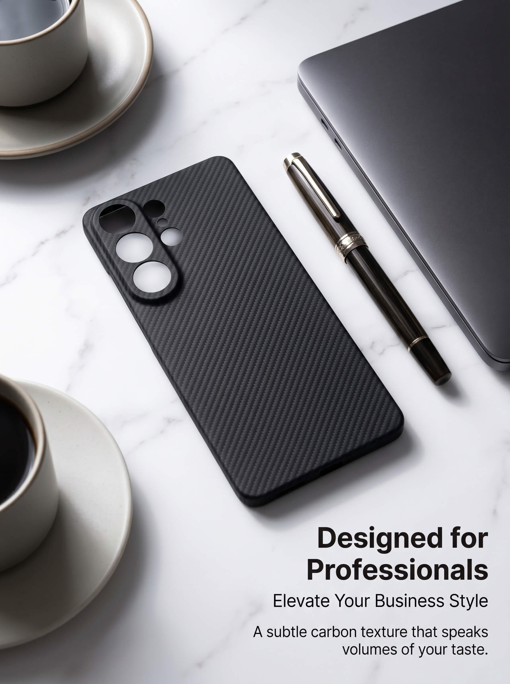Carbon Fiber Phone Case for Galaxy S26 Ultra