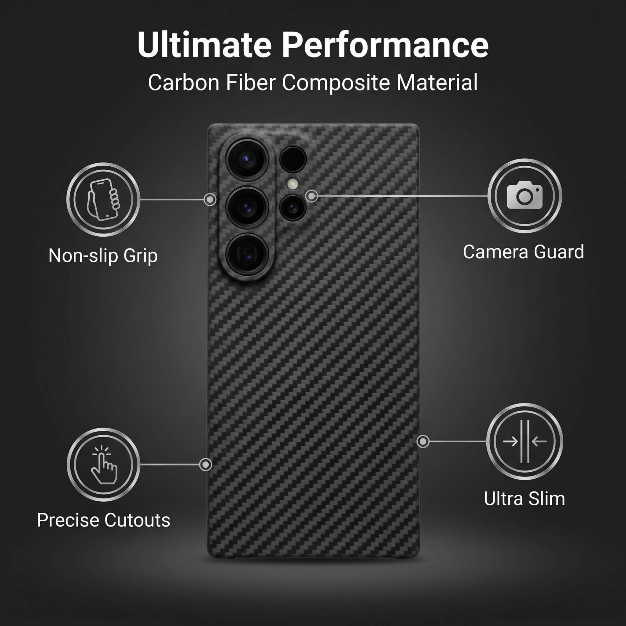 Galaxy S26 Ultra Carbon Fiber Case