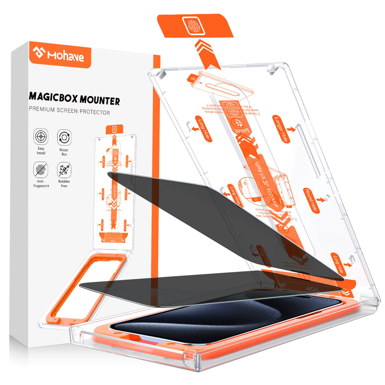 EZ Fit Screen Protector for iPhone 17/17 Air/17 Pro/17 Pro Max