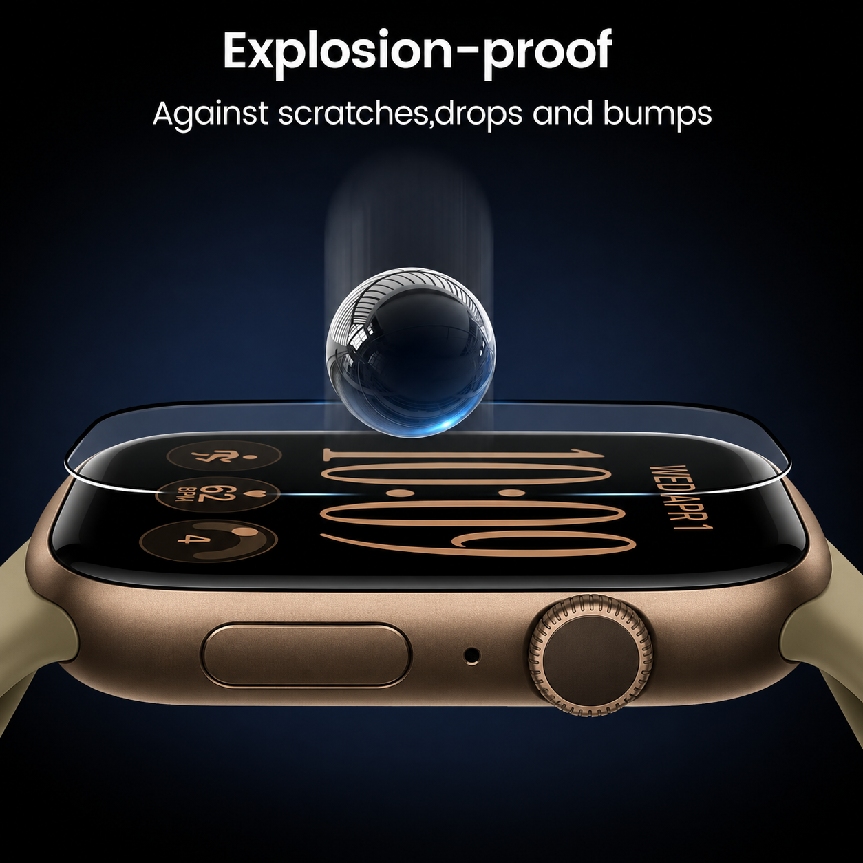 Apple Watch Series 12 Screen Protector 42mm/46mm with Easy-Install Box