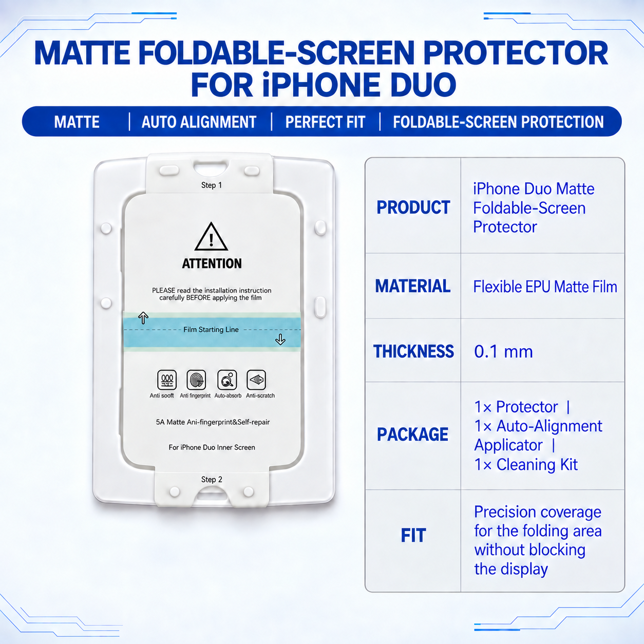 iPhone Duo Inner Screen Protector Matte