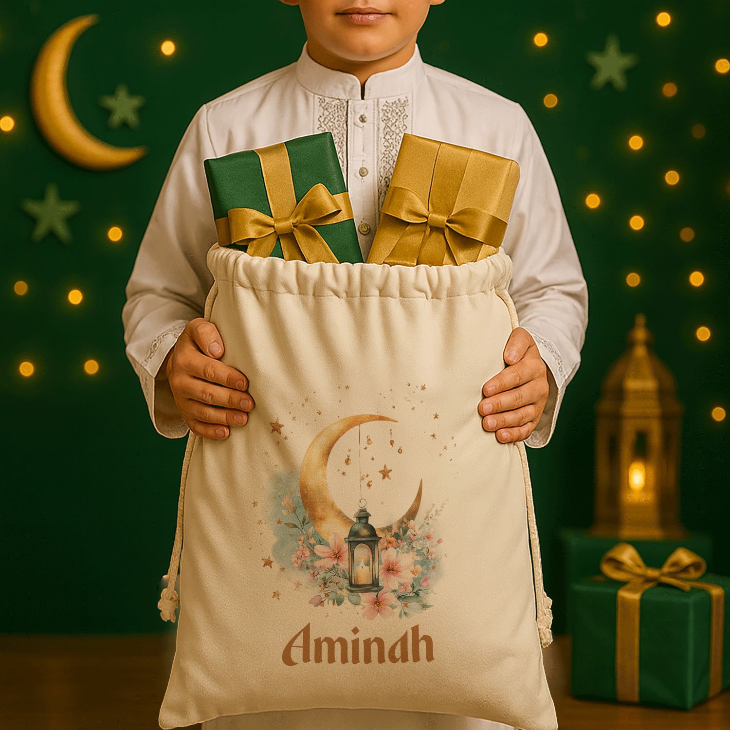 Personalized Eid Mubarak Gift Sacks