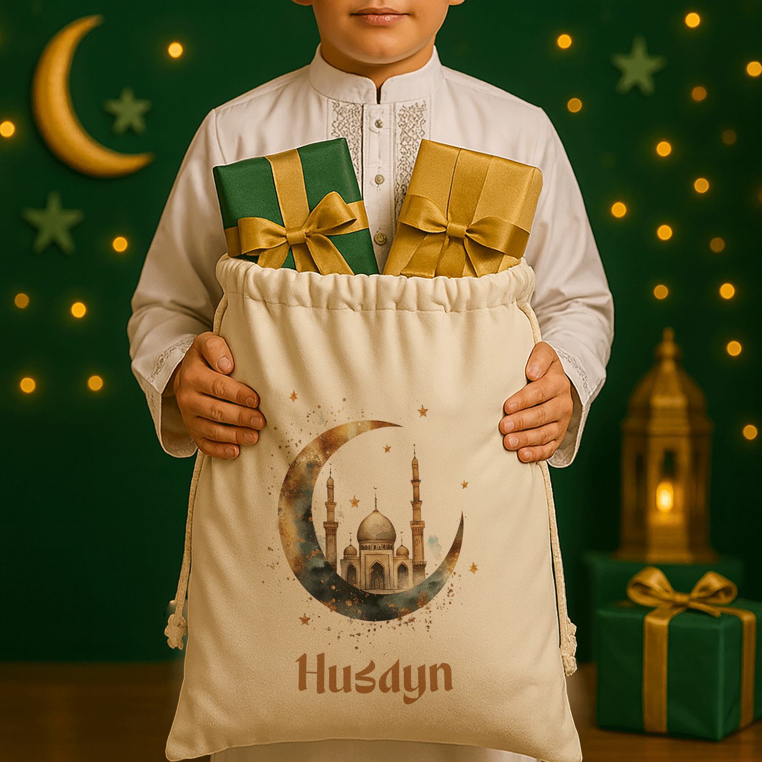 Personalized Eid Mubarak Gift Sacks