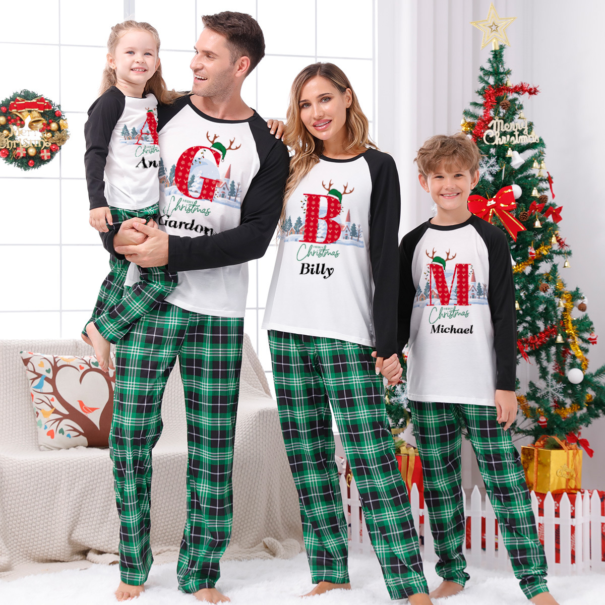 Personalized Christmas Pajamas Set