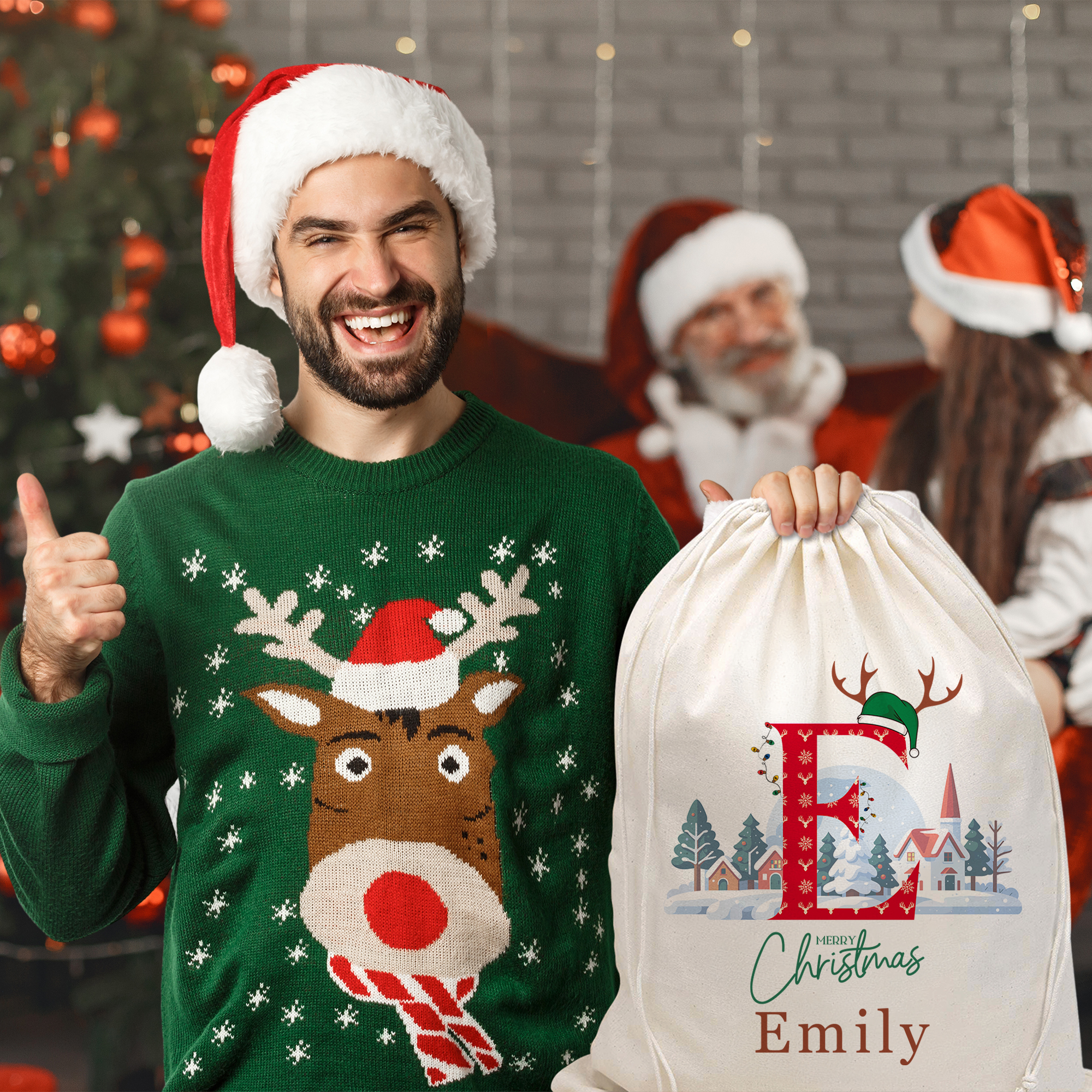 Personalized Christmas Gift Sack