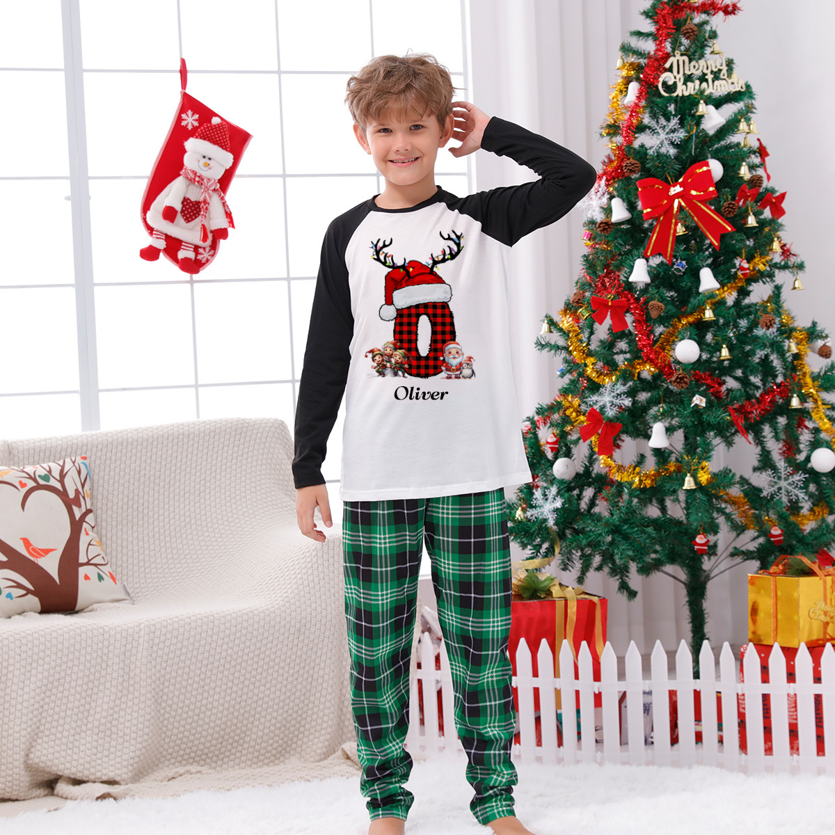 Personalized Christmas Pajamas Set