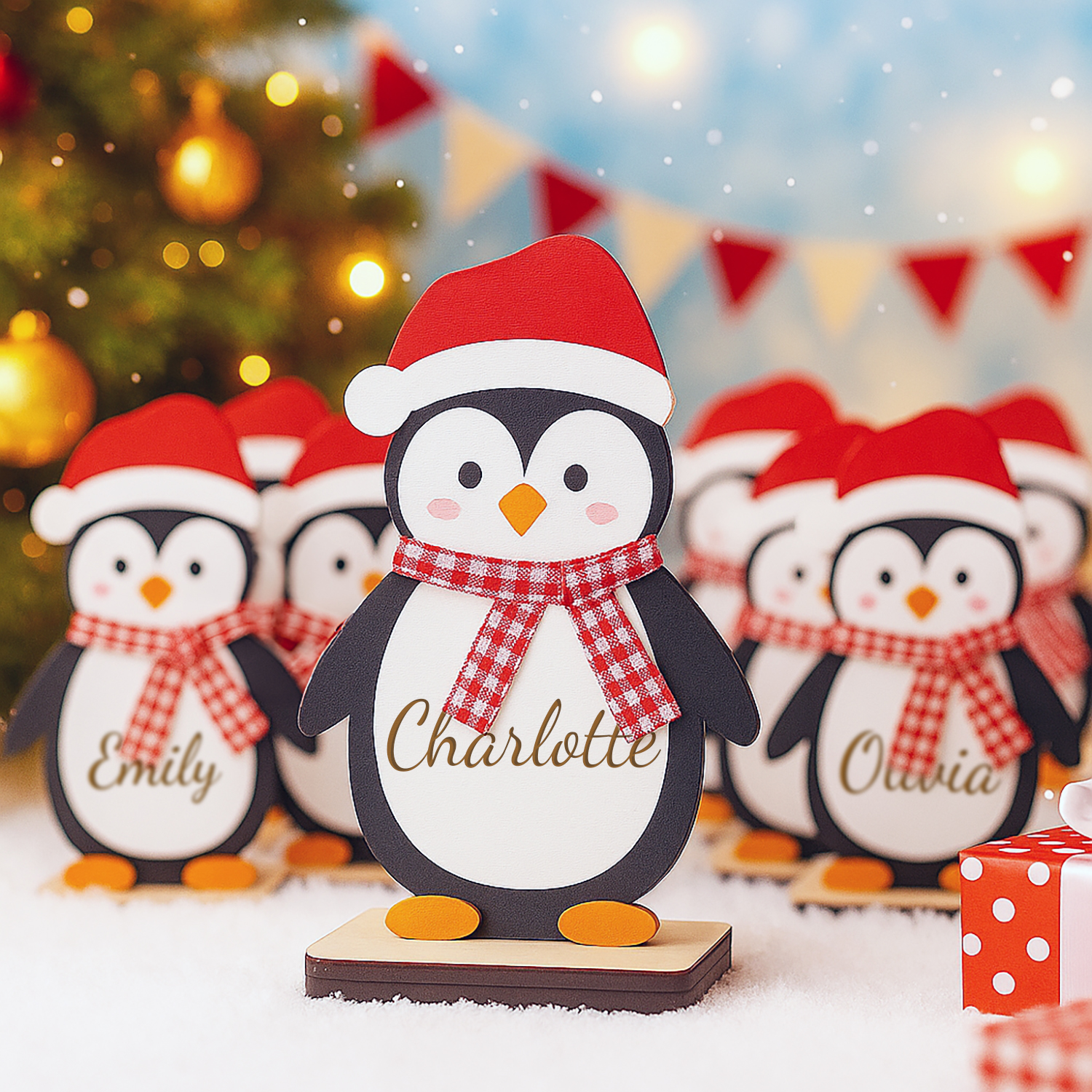 Personalized Freestanding Penguin
