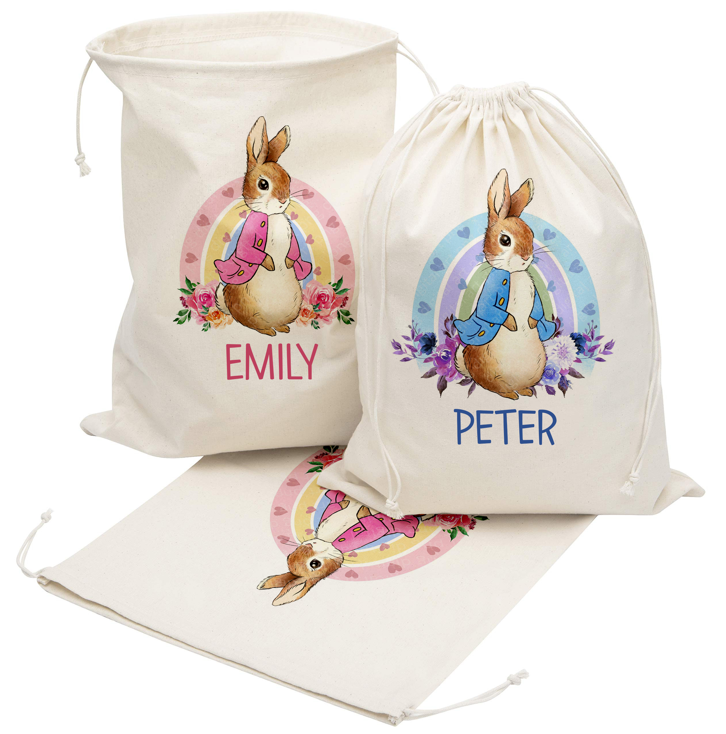 Personalized Easter Rabbit Gift Sack - Buy 2 Get 1 Free
