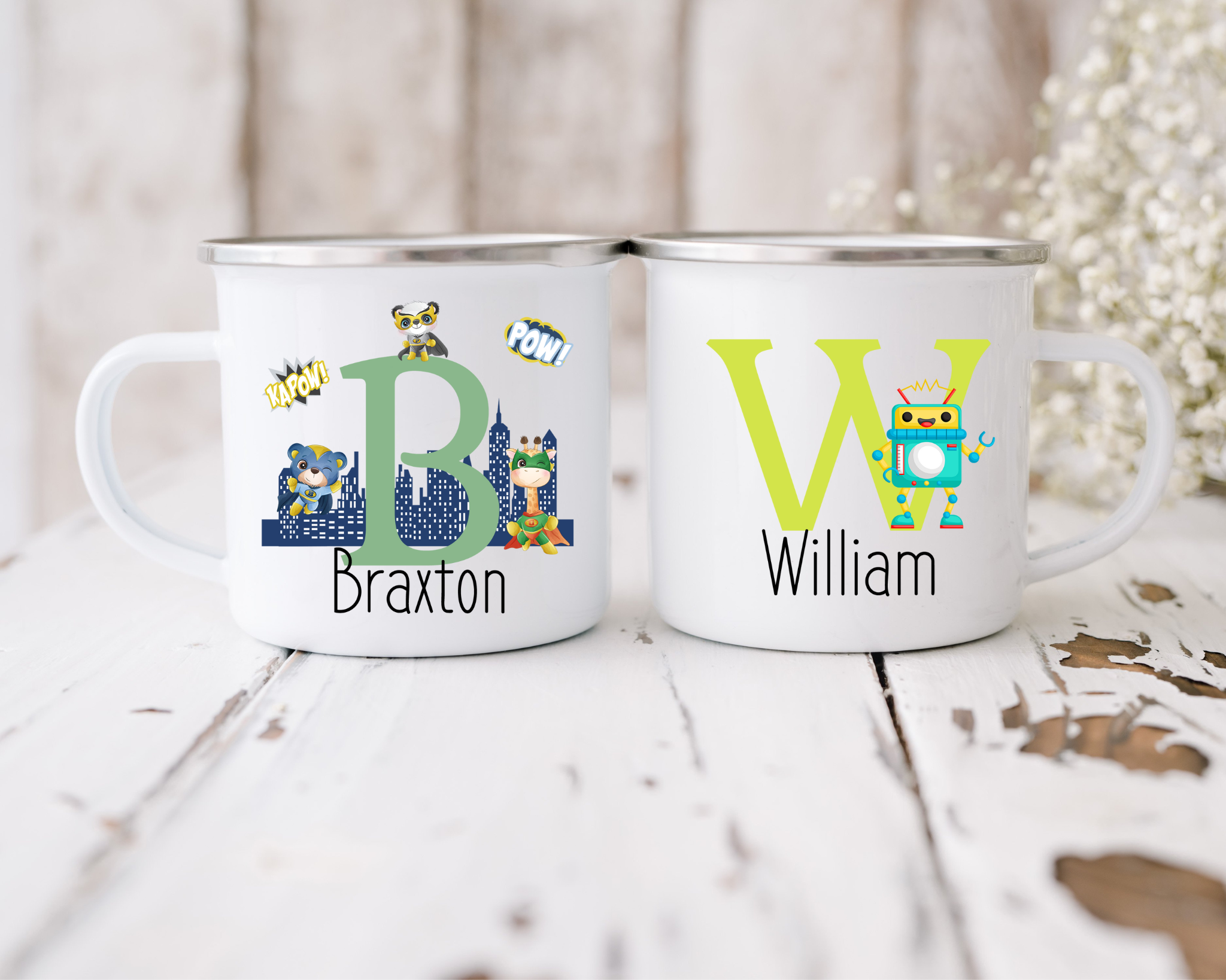 Personalized Child's Unbreakable Enamel Mug