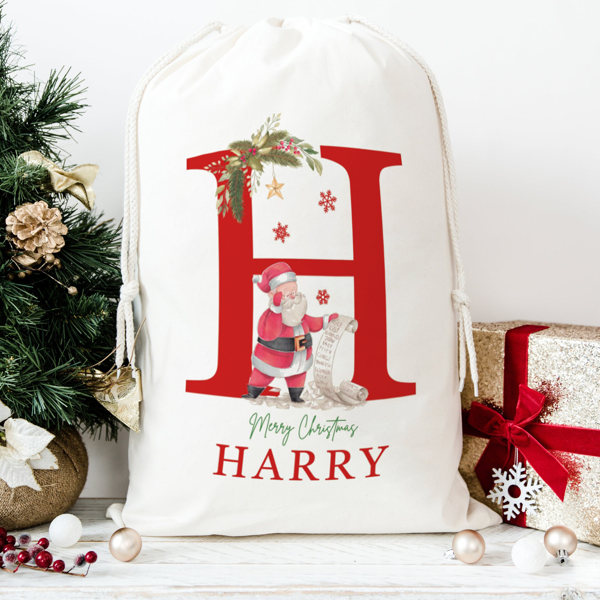 Personalised Christmas Gift Sack