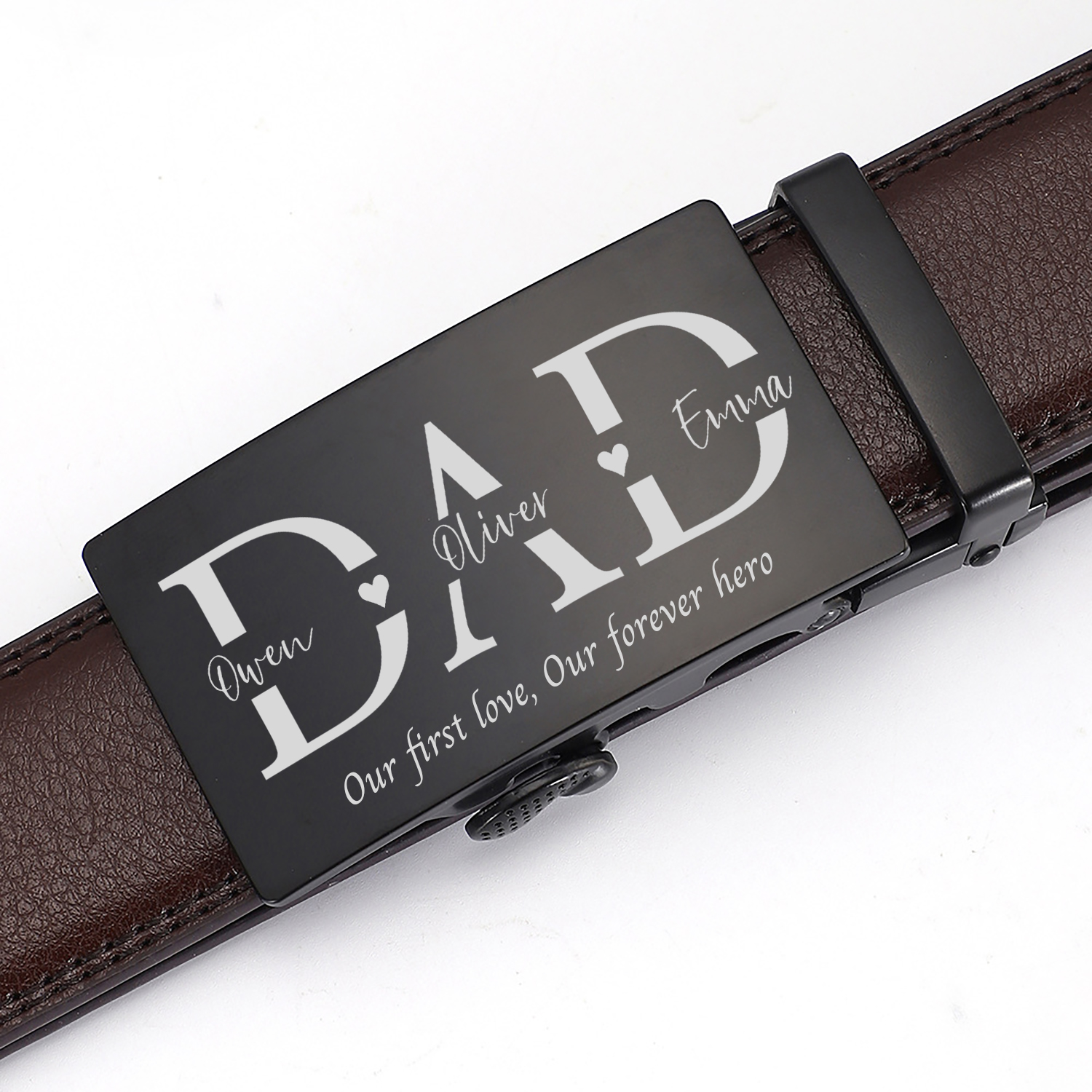 Personalized Men's Leather Belt