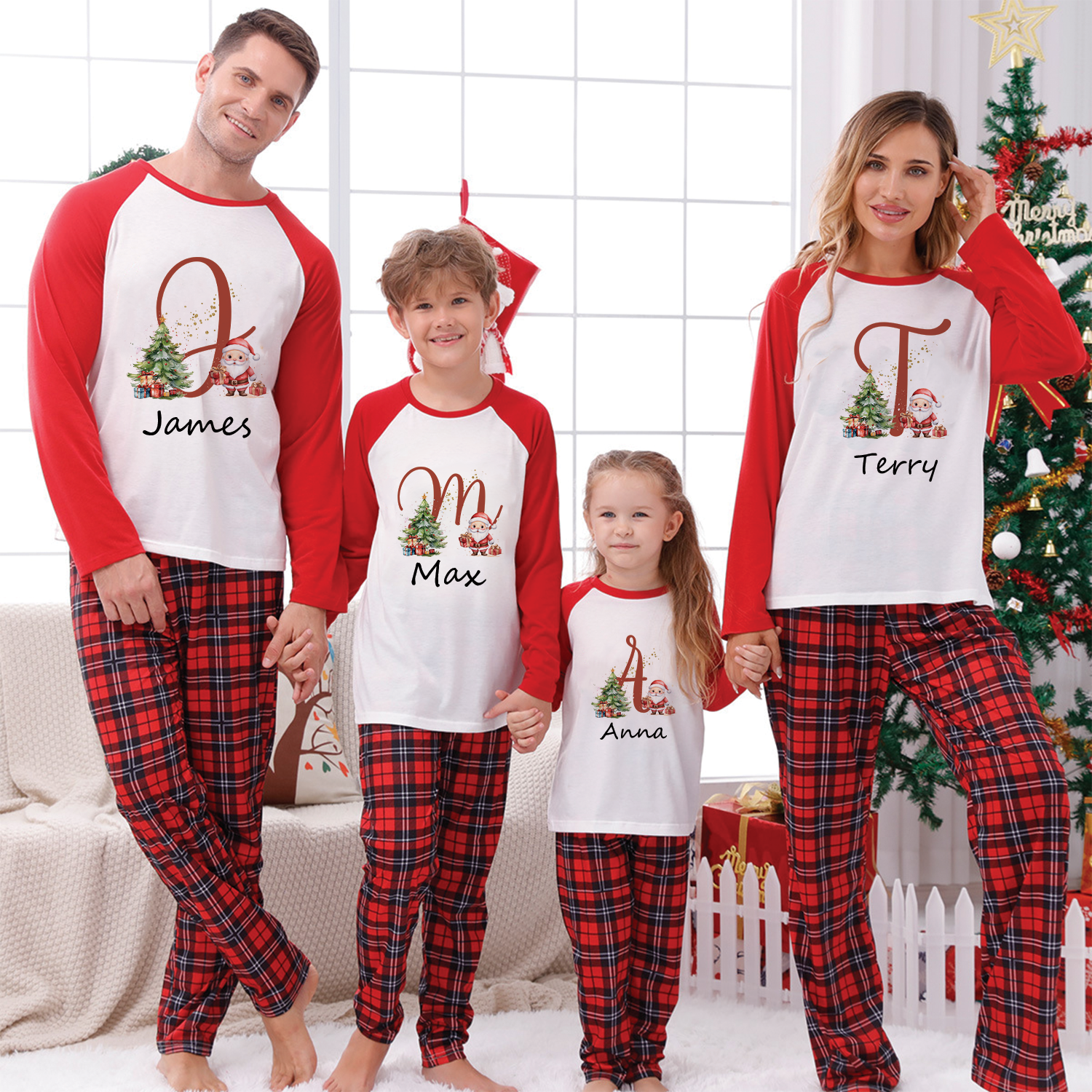 Personalized Christmas Pajamas Set