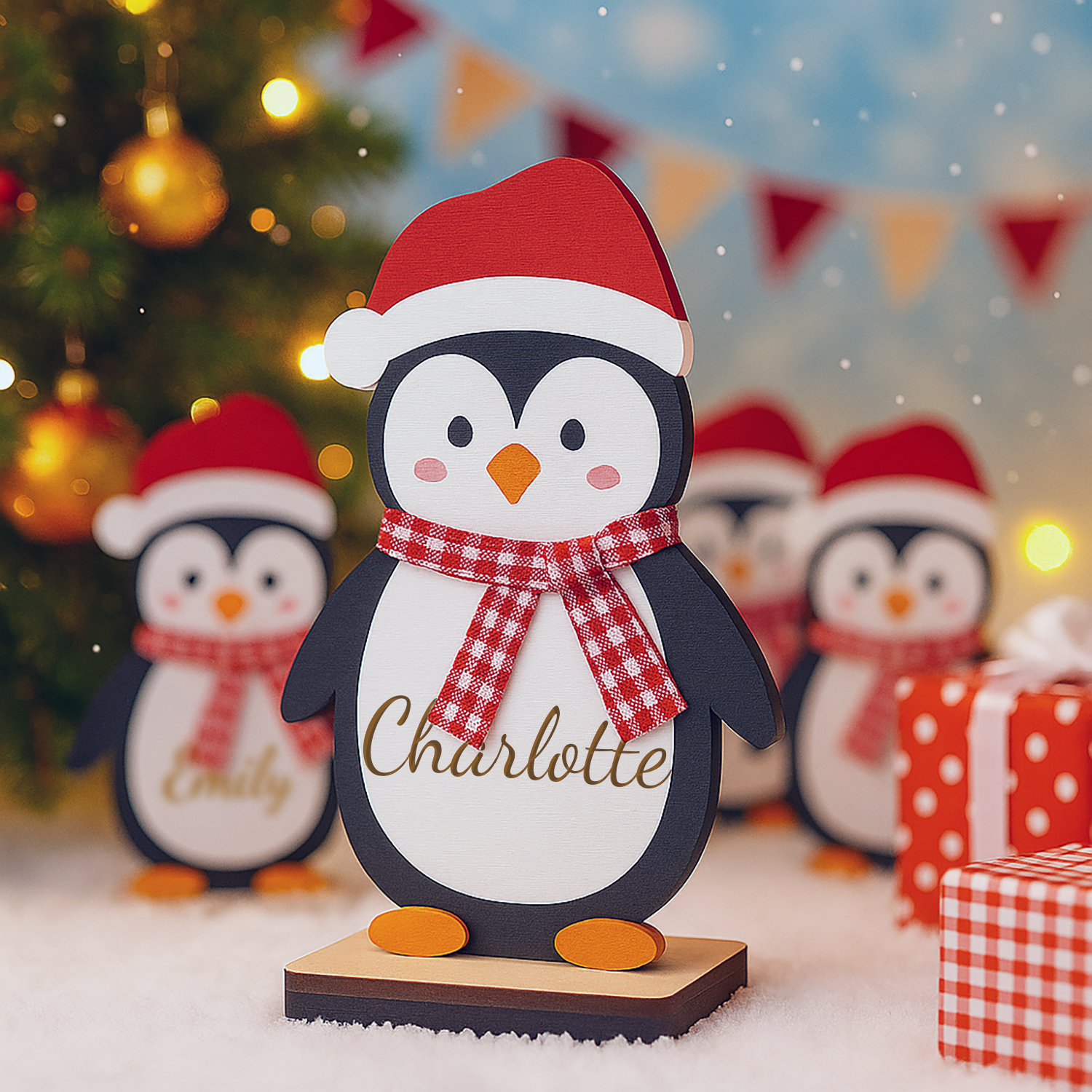 Personalized Freestanding Penguin
