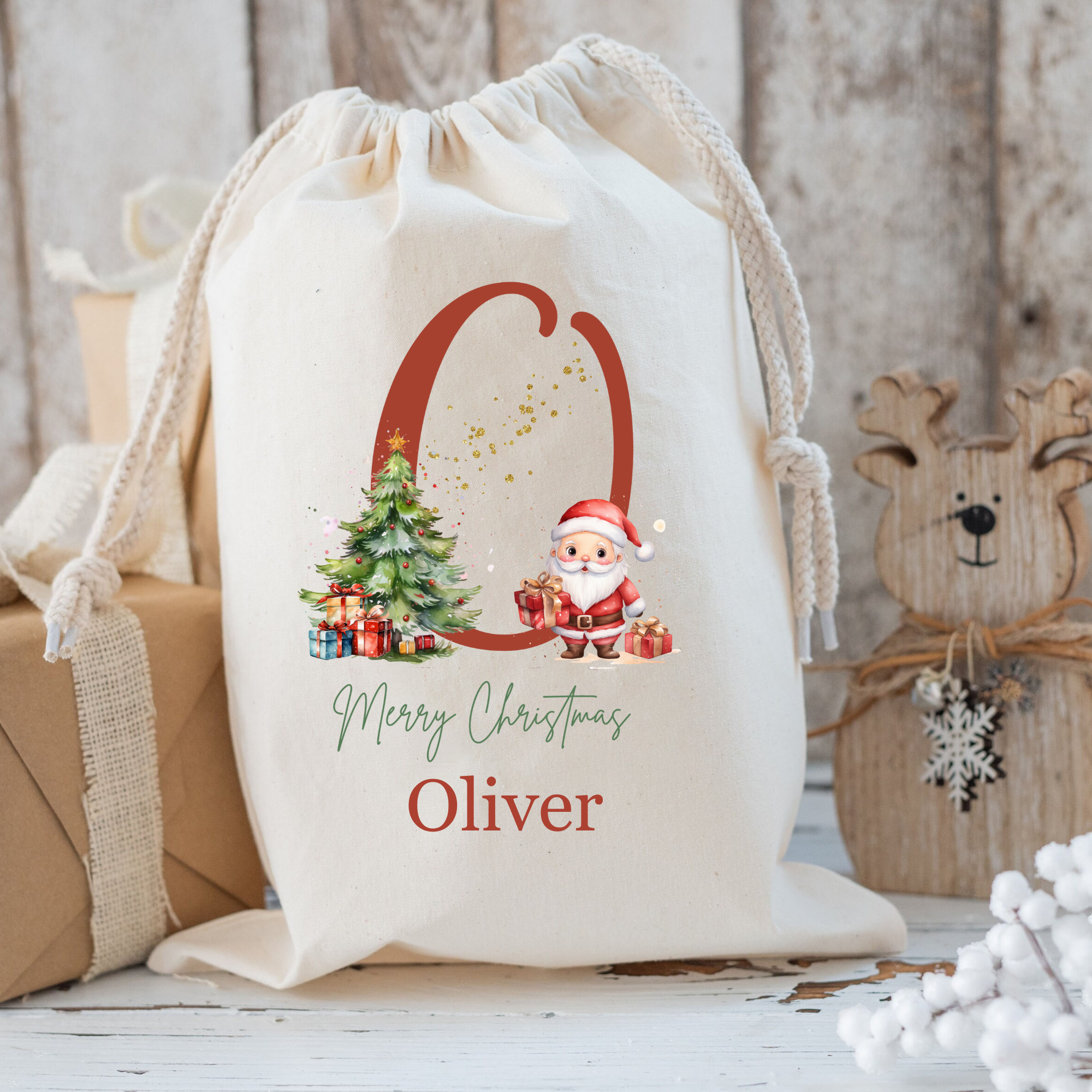 Personalized Christmas Tree Gift Sack