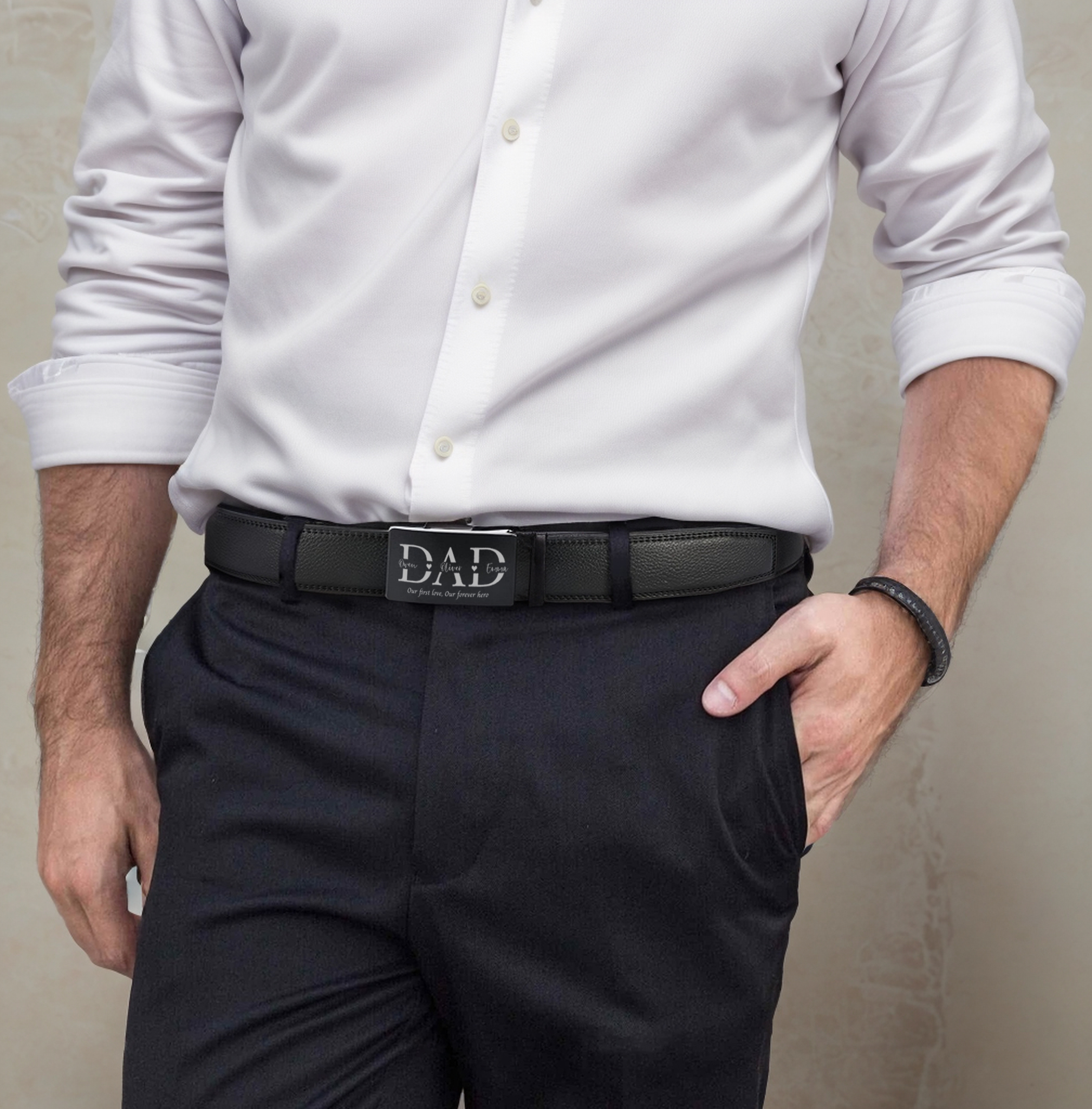 Personalized Men's Leather Belt