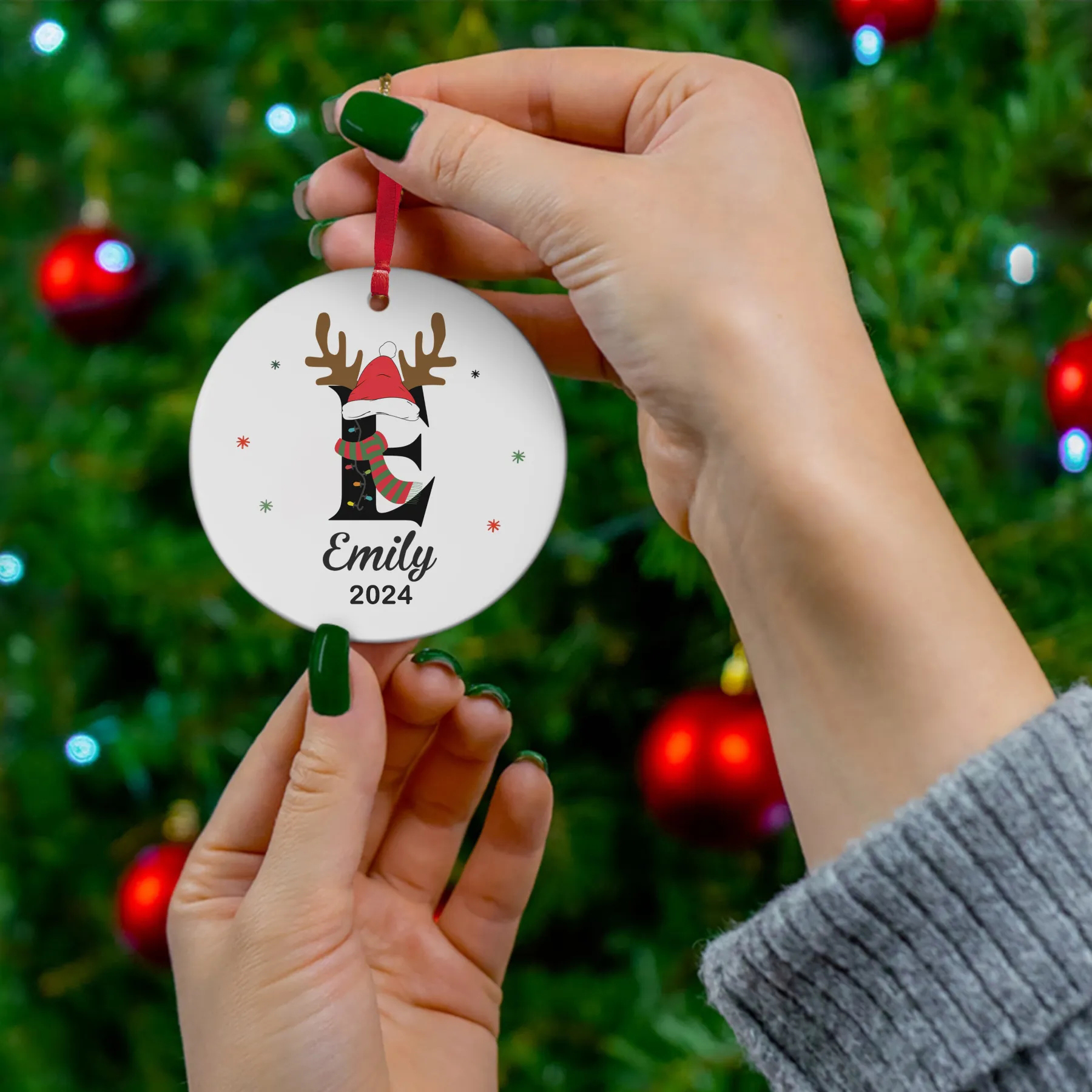 Personalized Letter Name Ornament