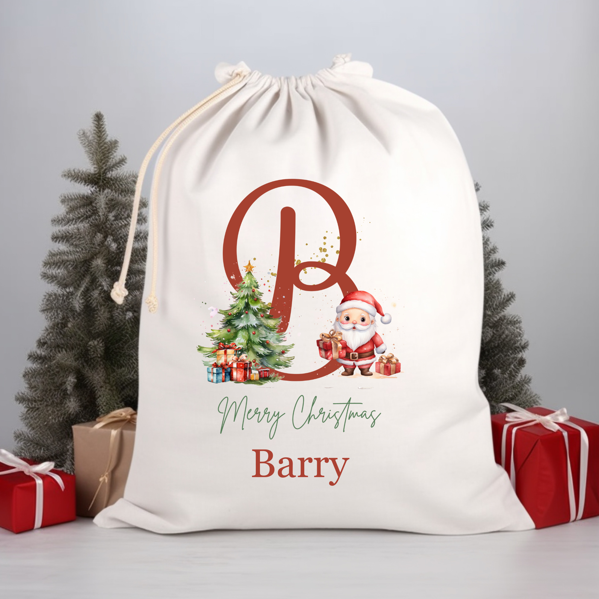 Personalized Christmas Tree Gift Sack