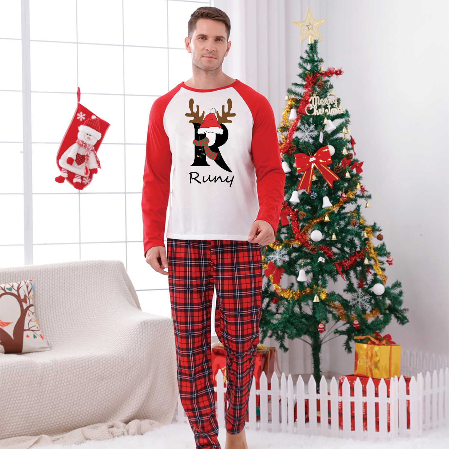 Personalized Christmas Pajamas Set