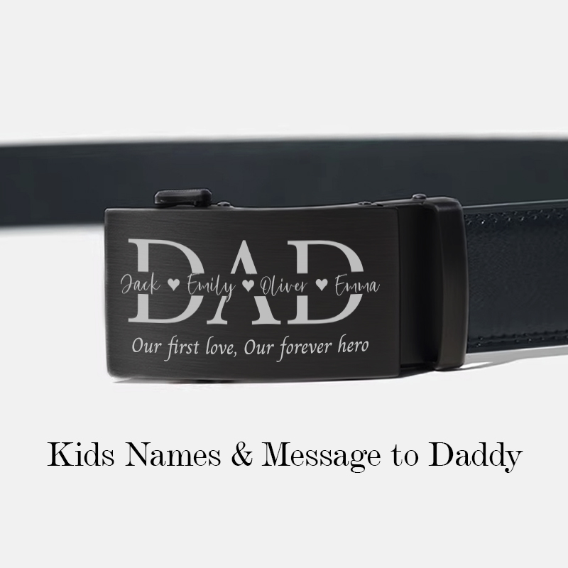 Personalized Men's Leather Belt