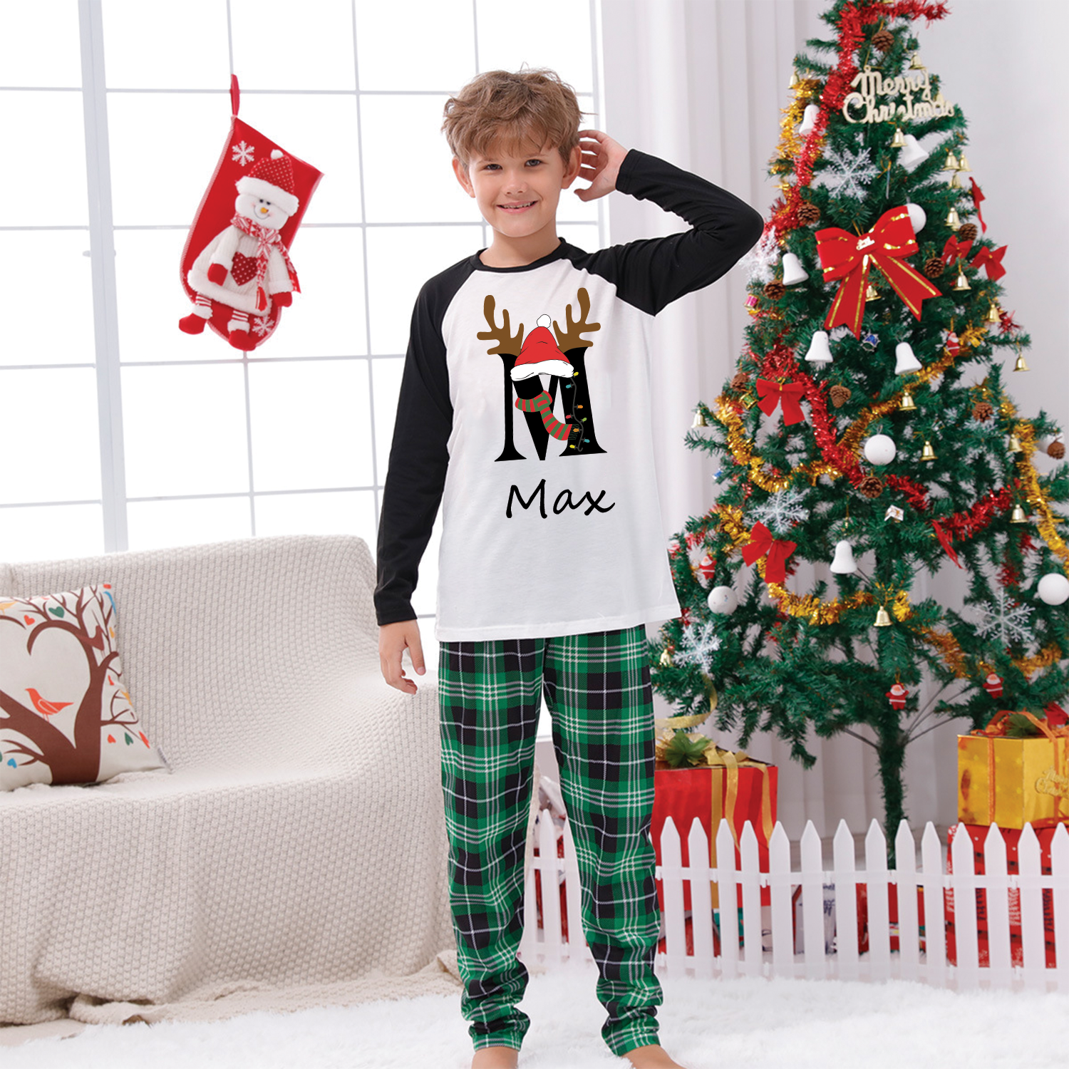 Personalized Christmas Pajamas Set