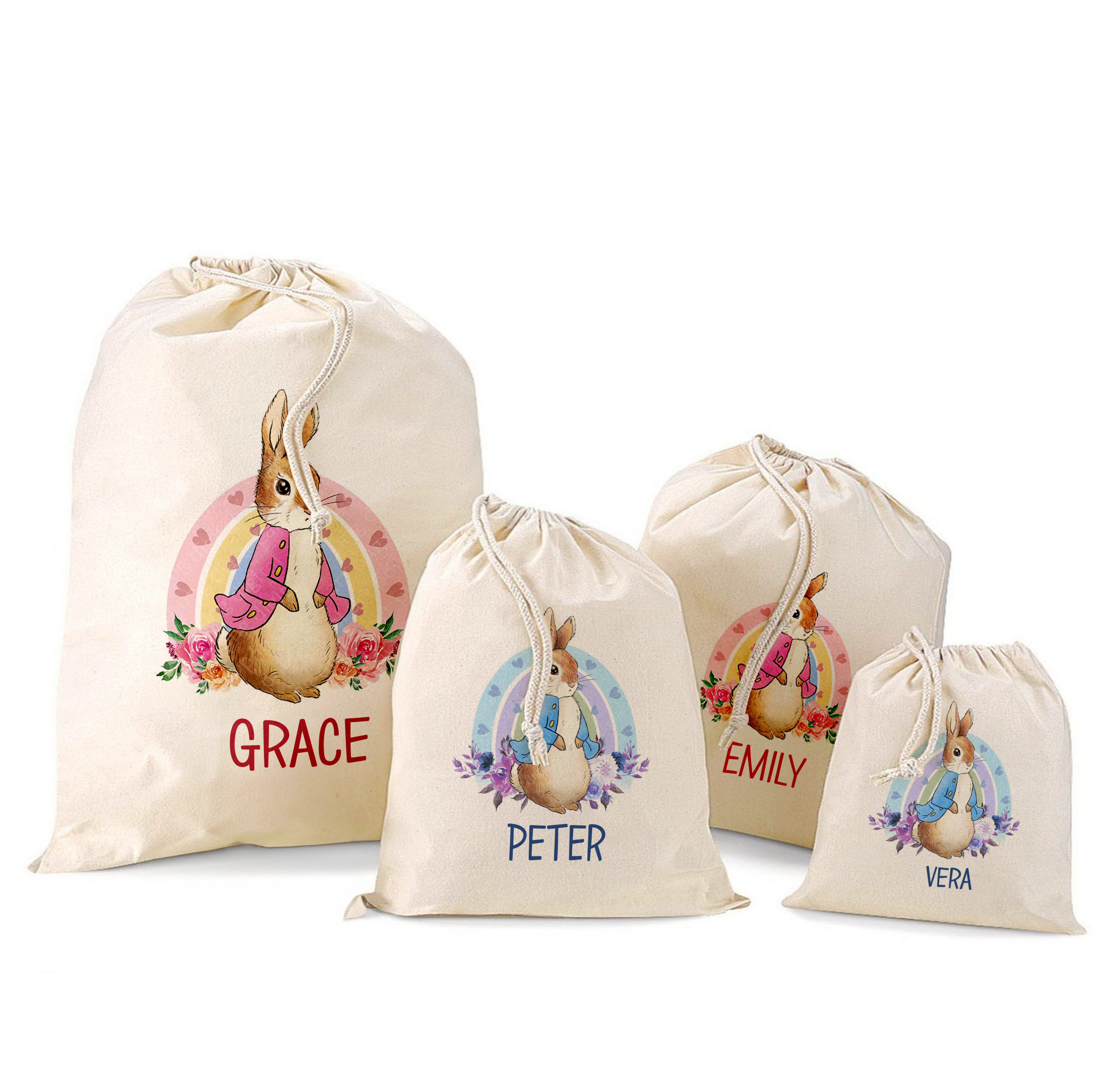Personalized Easter Rabbit Gift Sack - Buy 2 Get 1 Free