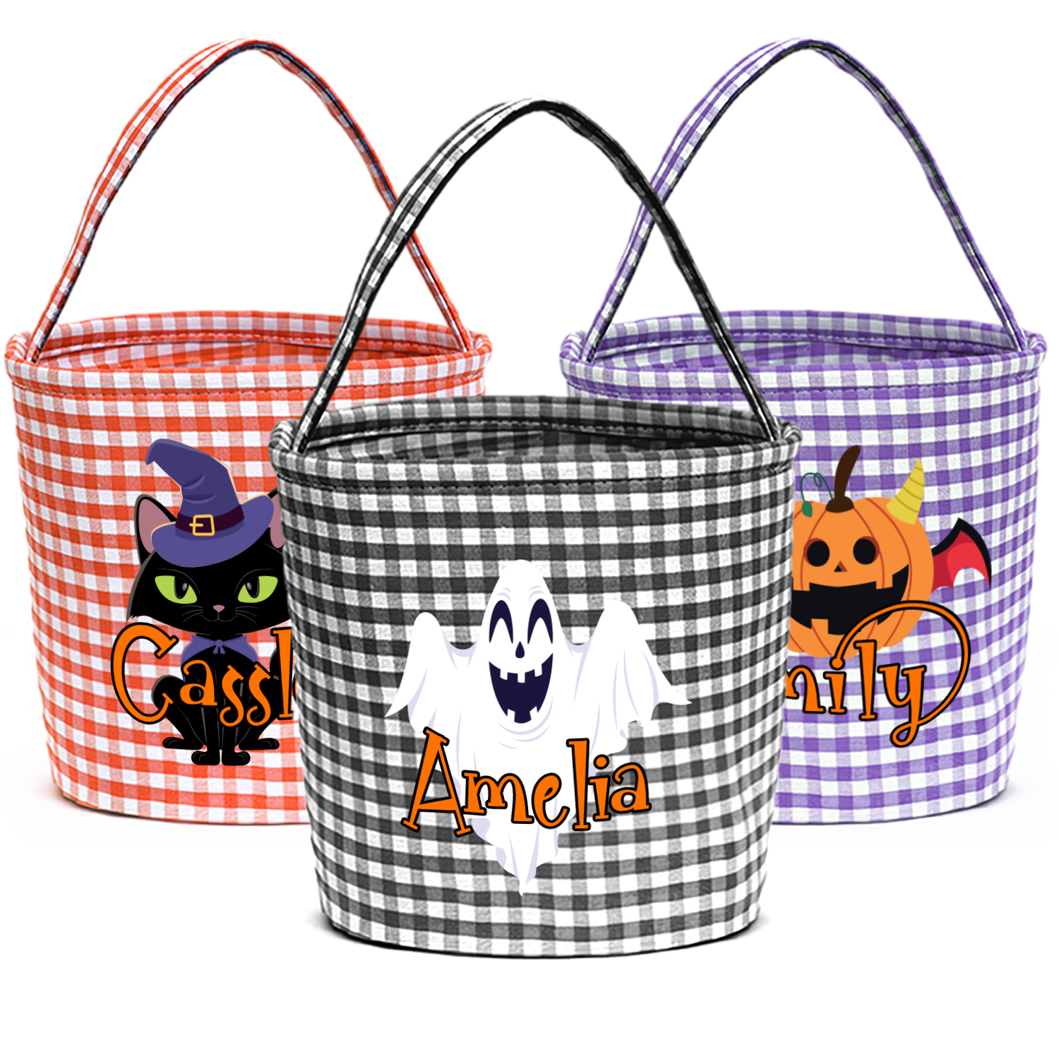 Personalized Halloween Trick or Treat Bag with Name