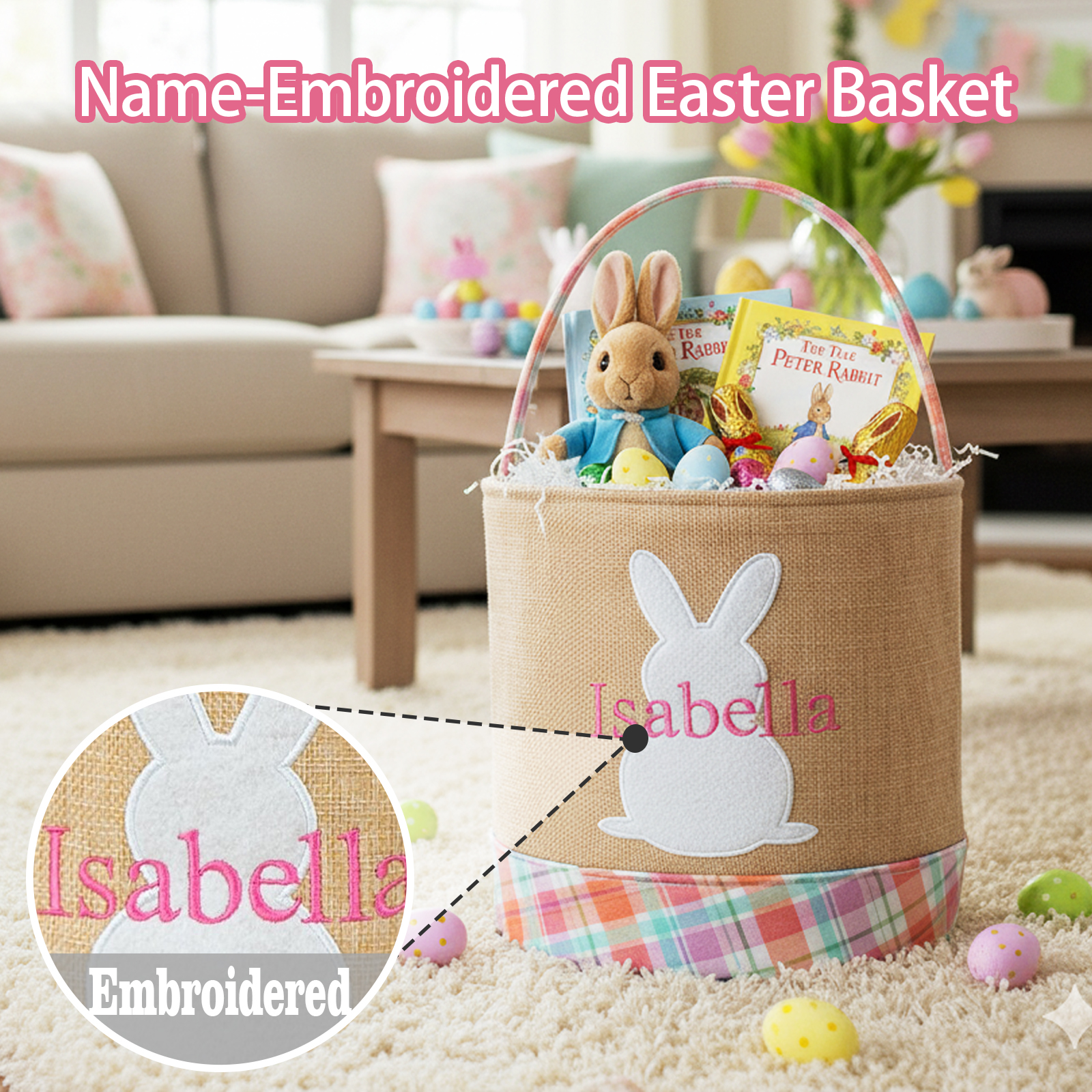 Personalized Easter Basket for Kids