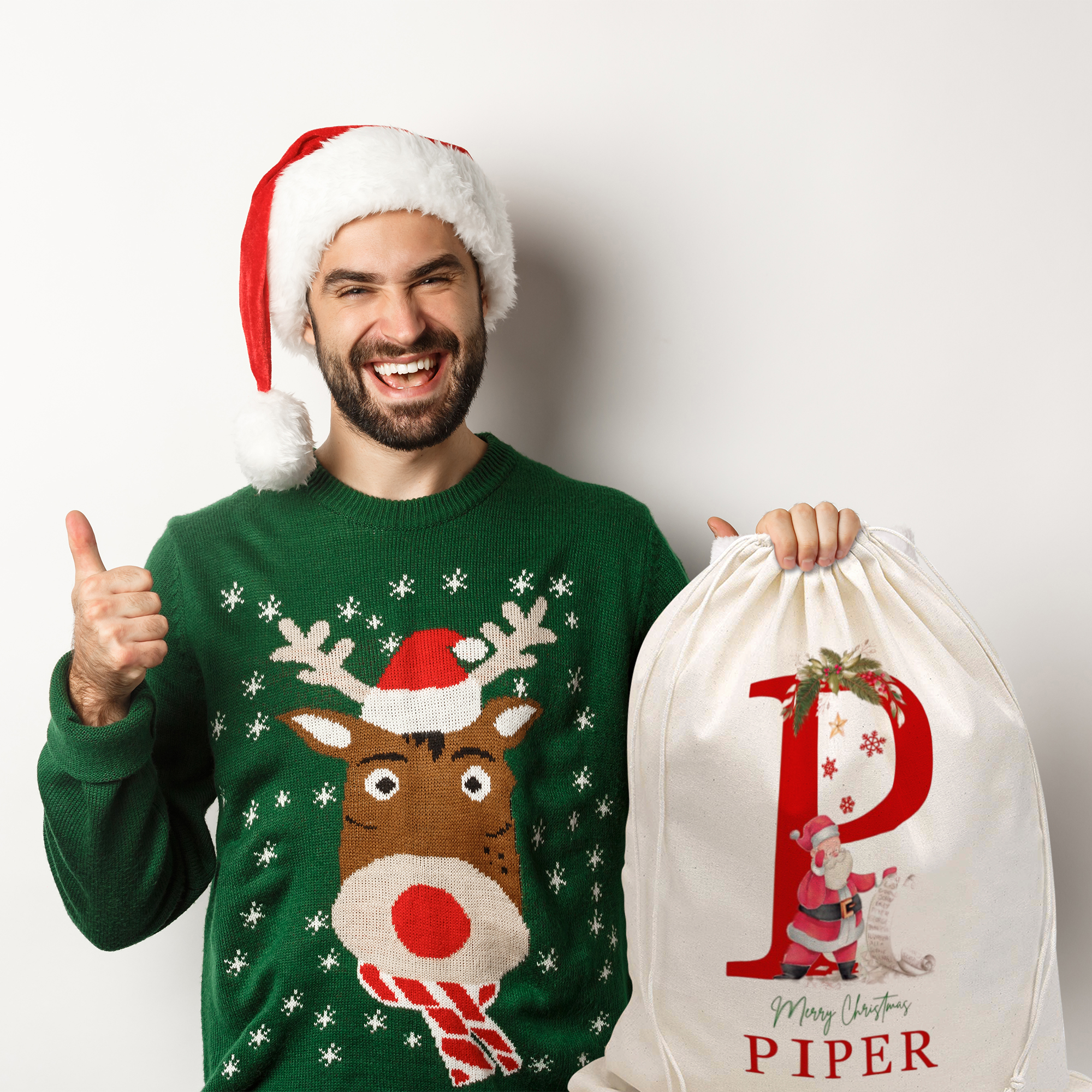 Personalised Christmas Gift Sack